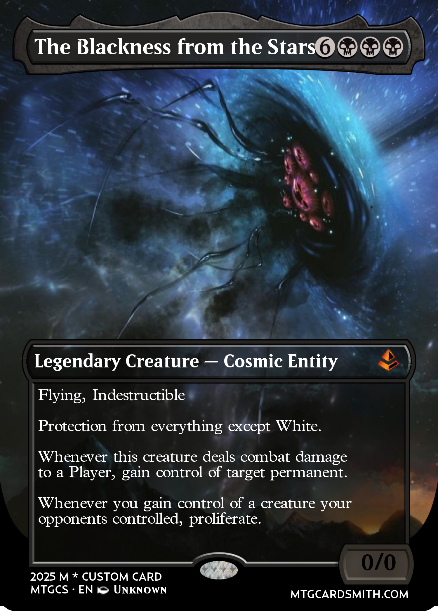 The Blackness from the Stars 