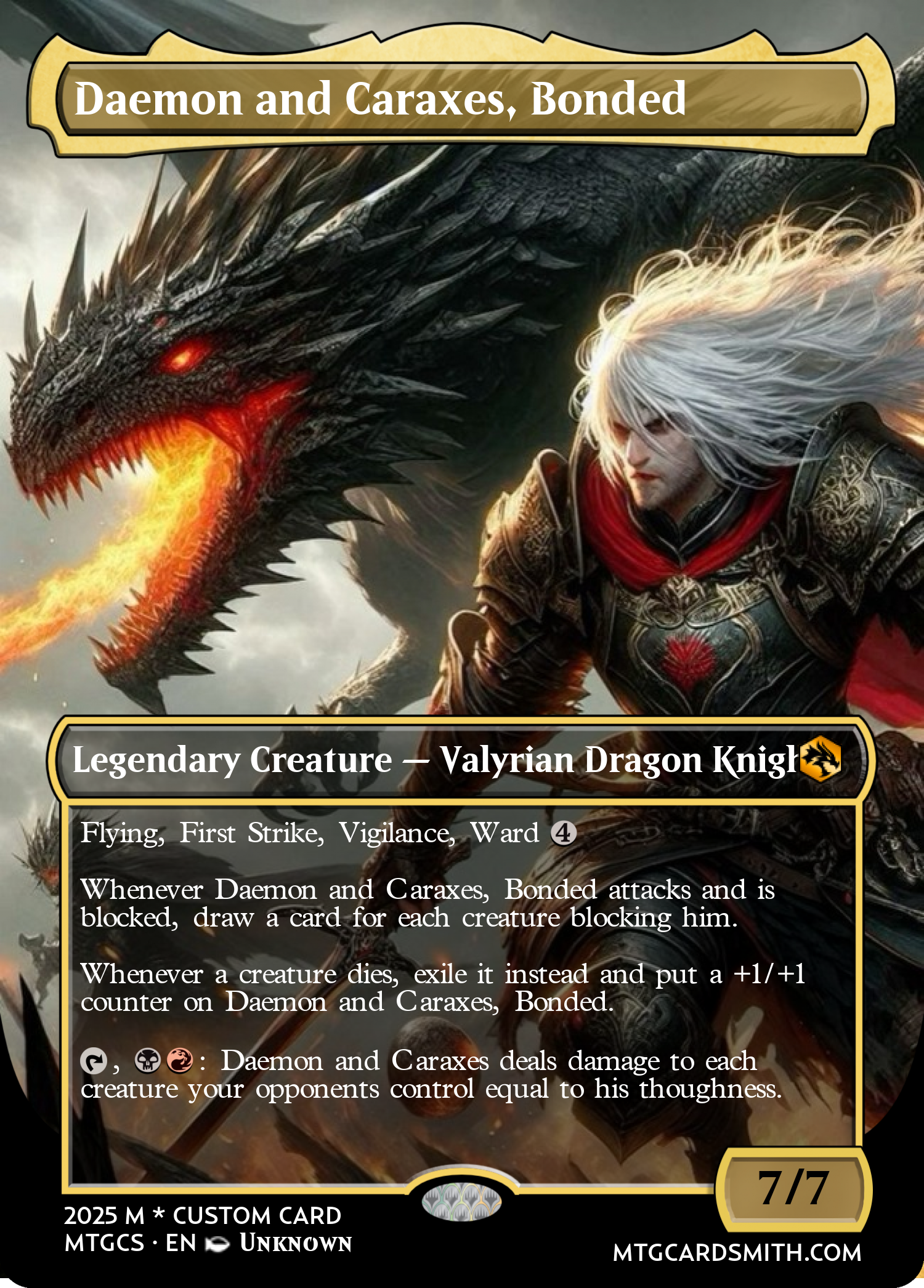 Daemon and Caraxes, Bonded