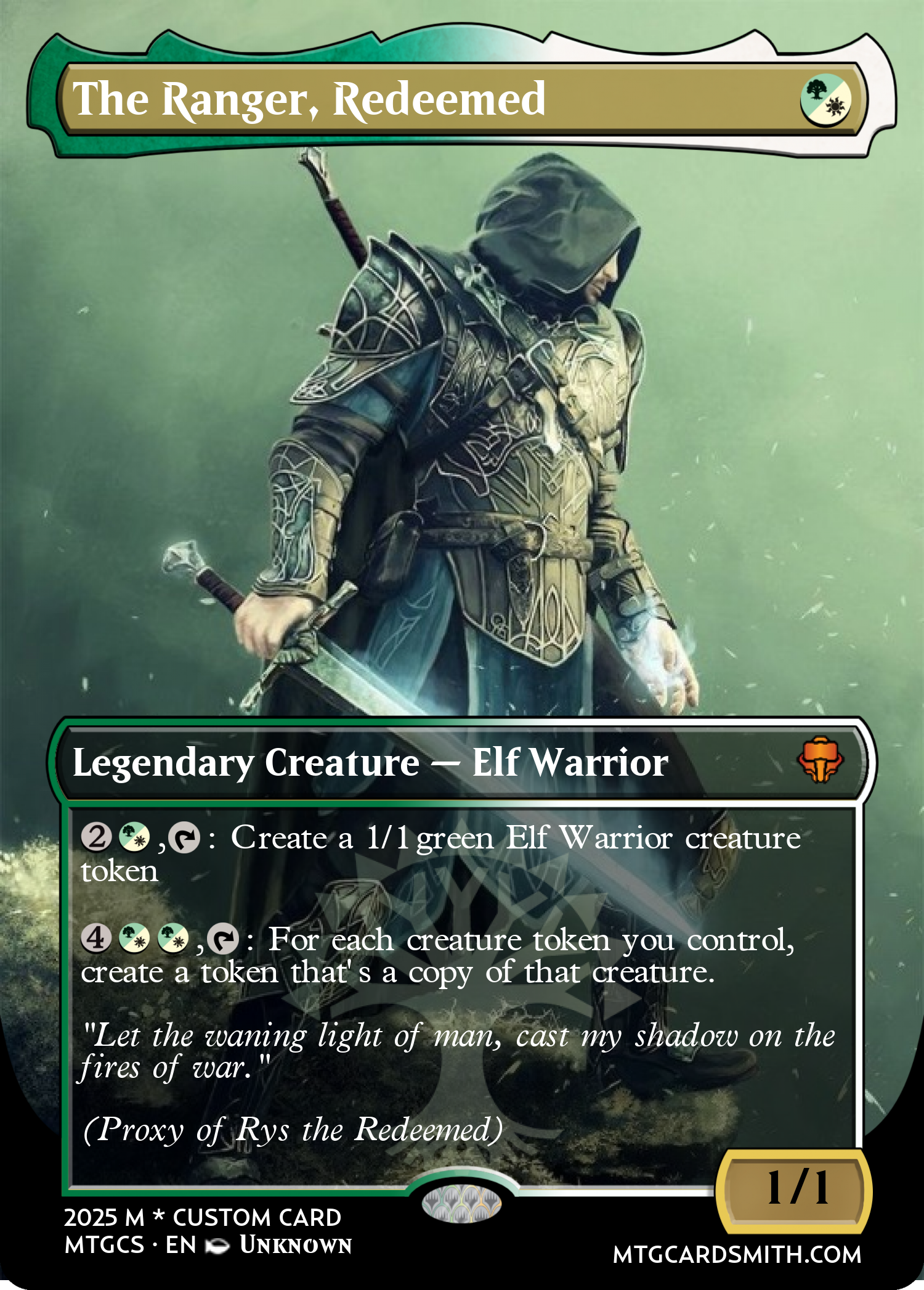 The Ranger, Redeemed