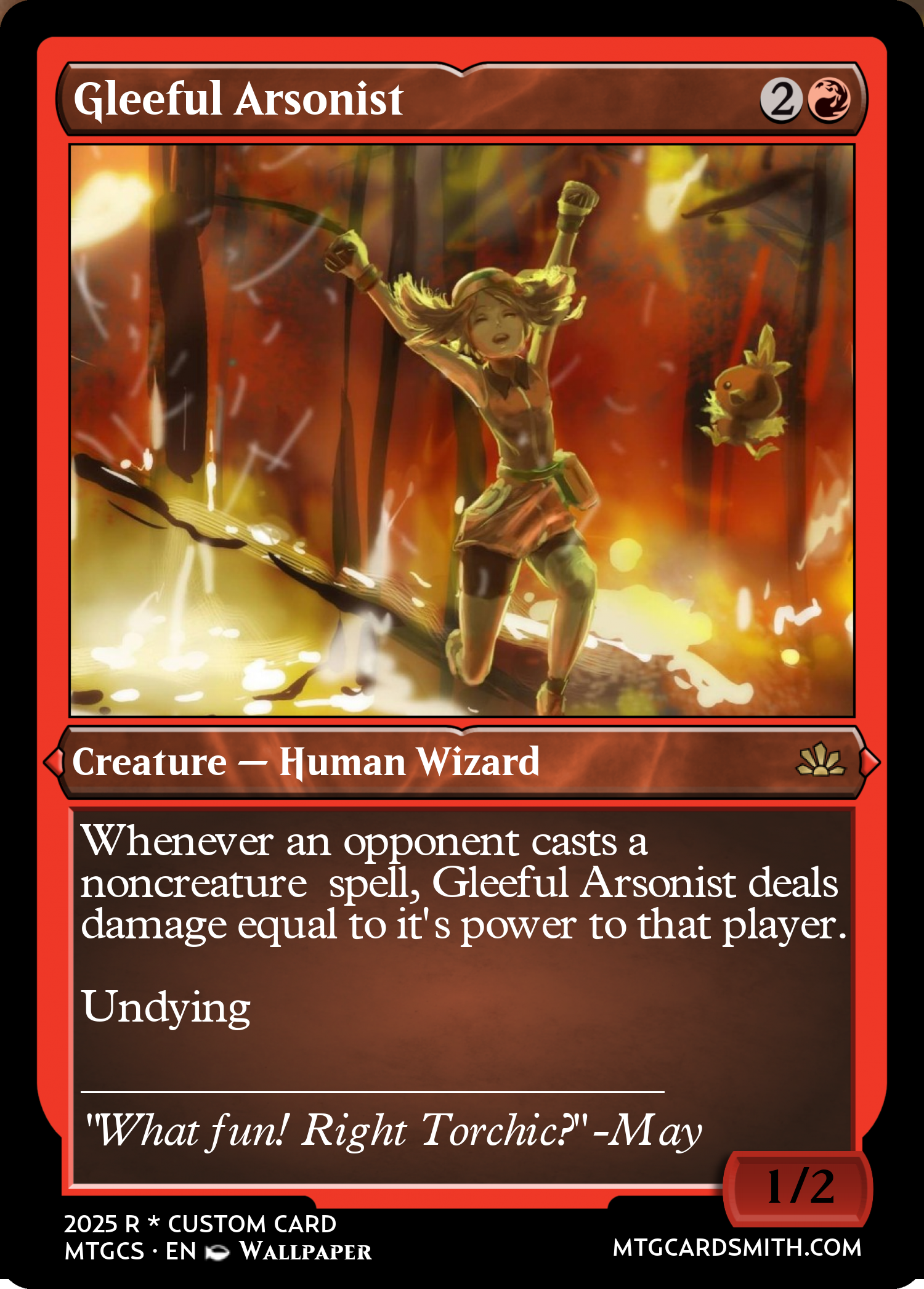 Gleeful Arsonist