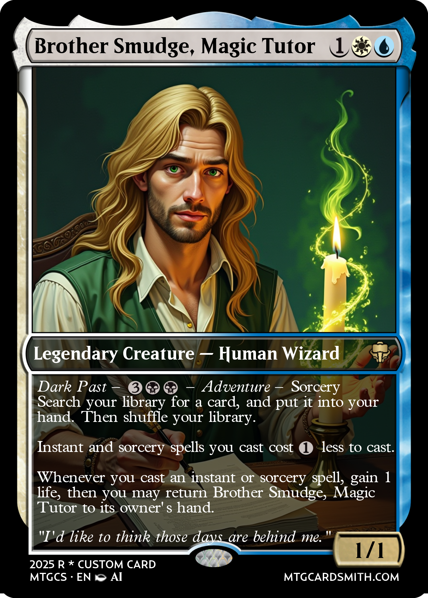 Brother Smudge, Magic Tutor