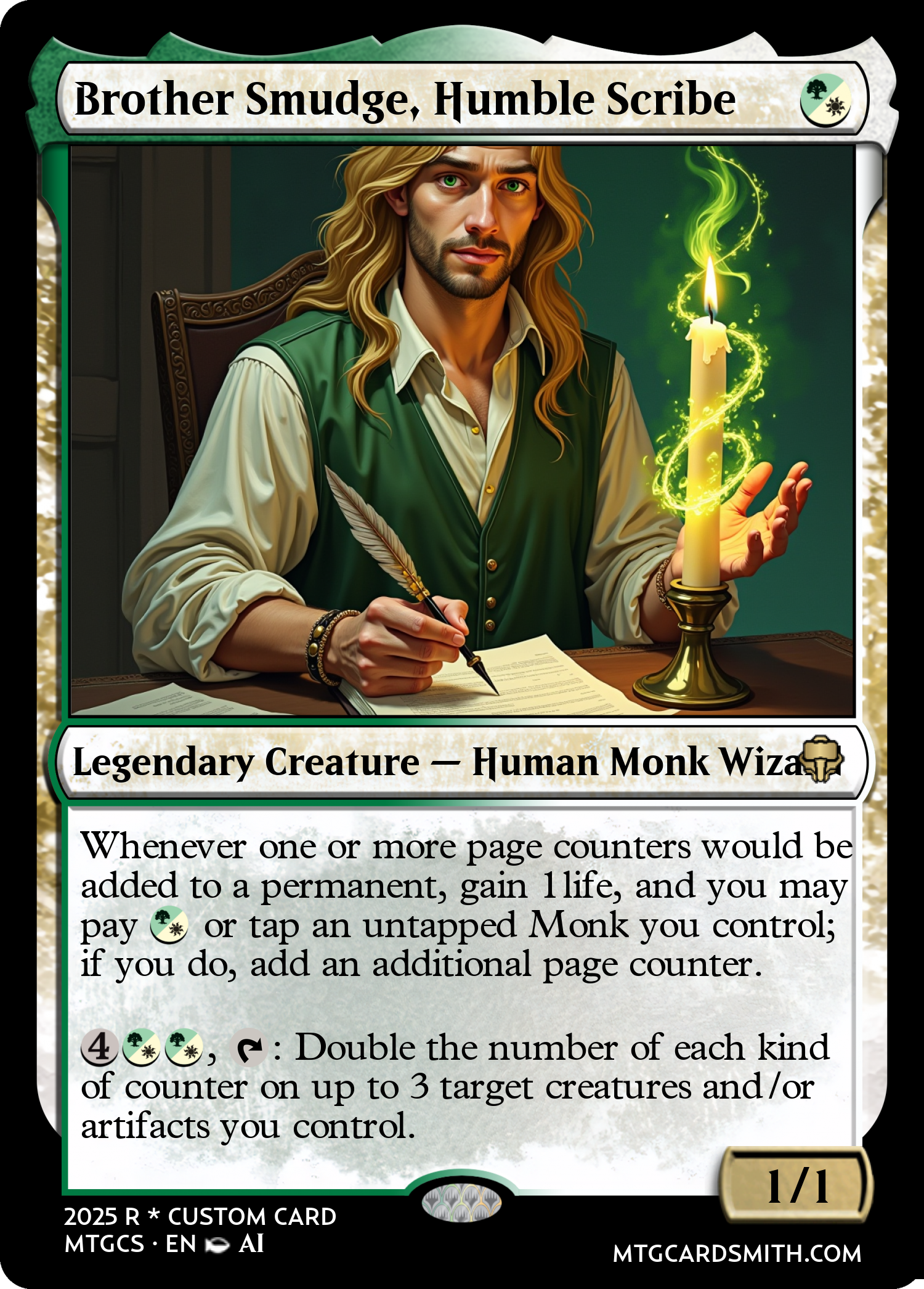 Brother Smudge, Humble Scribe