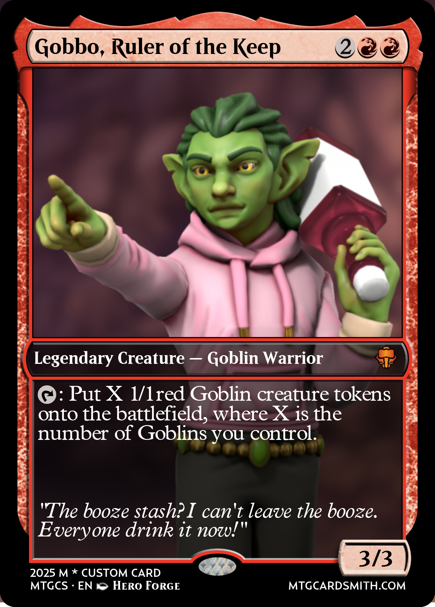 Gobbo, Ruler of the Keep