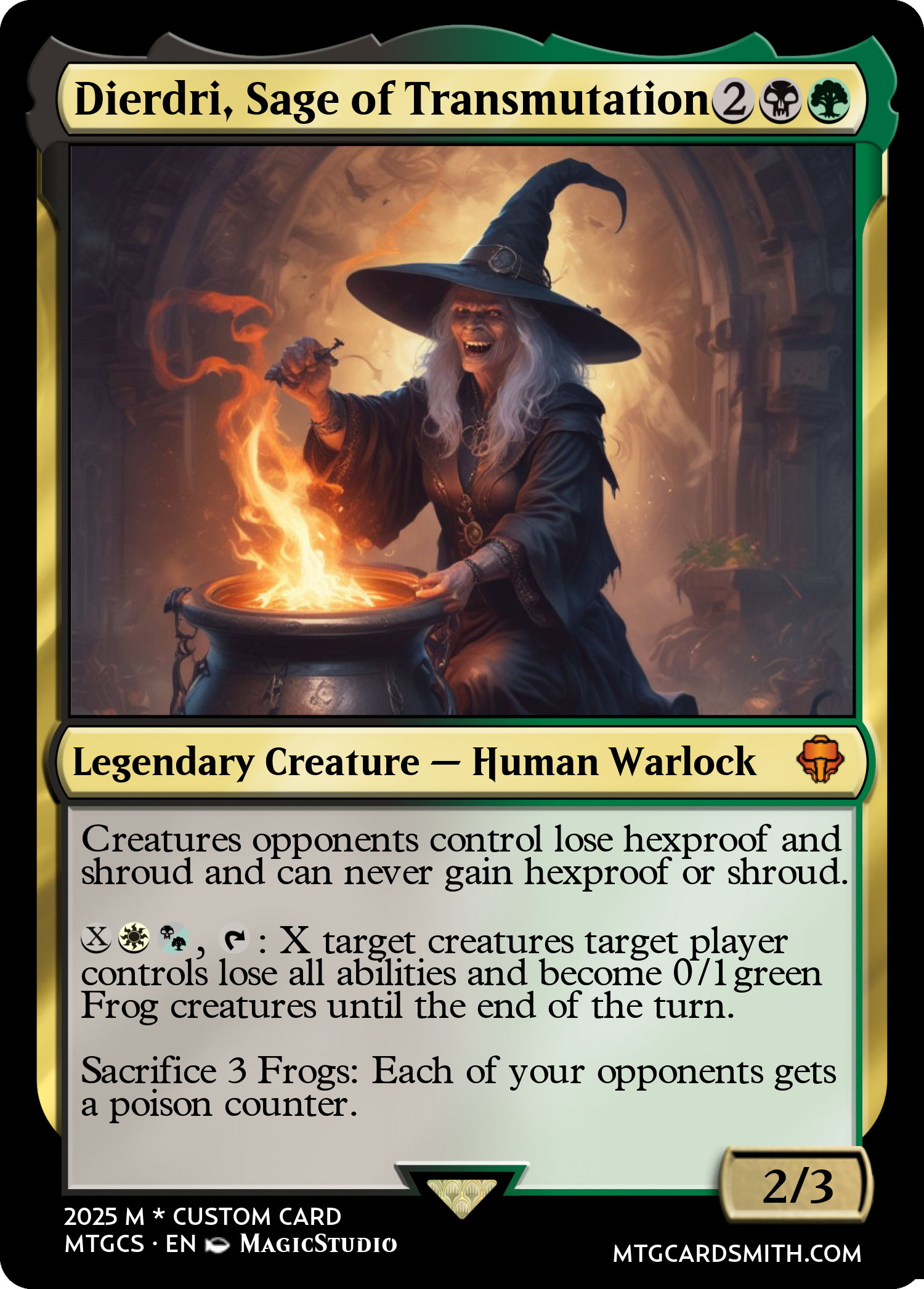 Dierdri, Sage of Transmutation