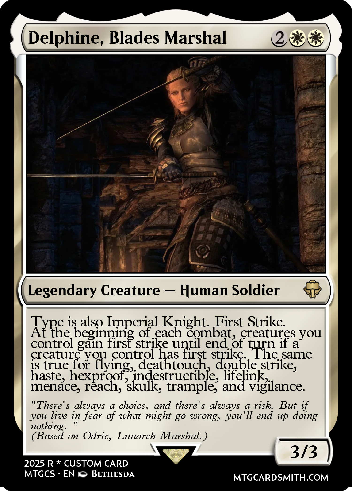 Delphine, Blades Marshal