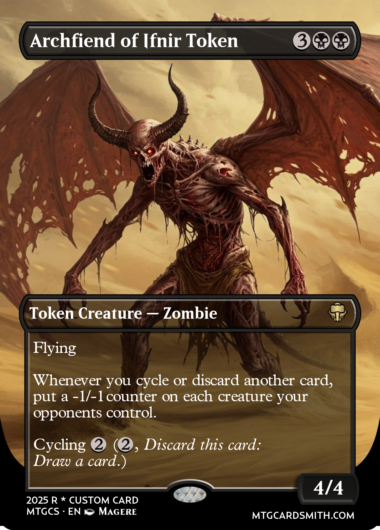 Archfiend of Ifnir Token