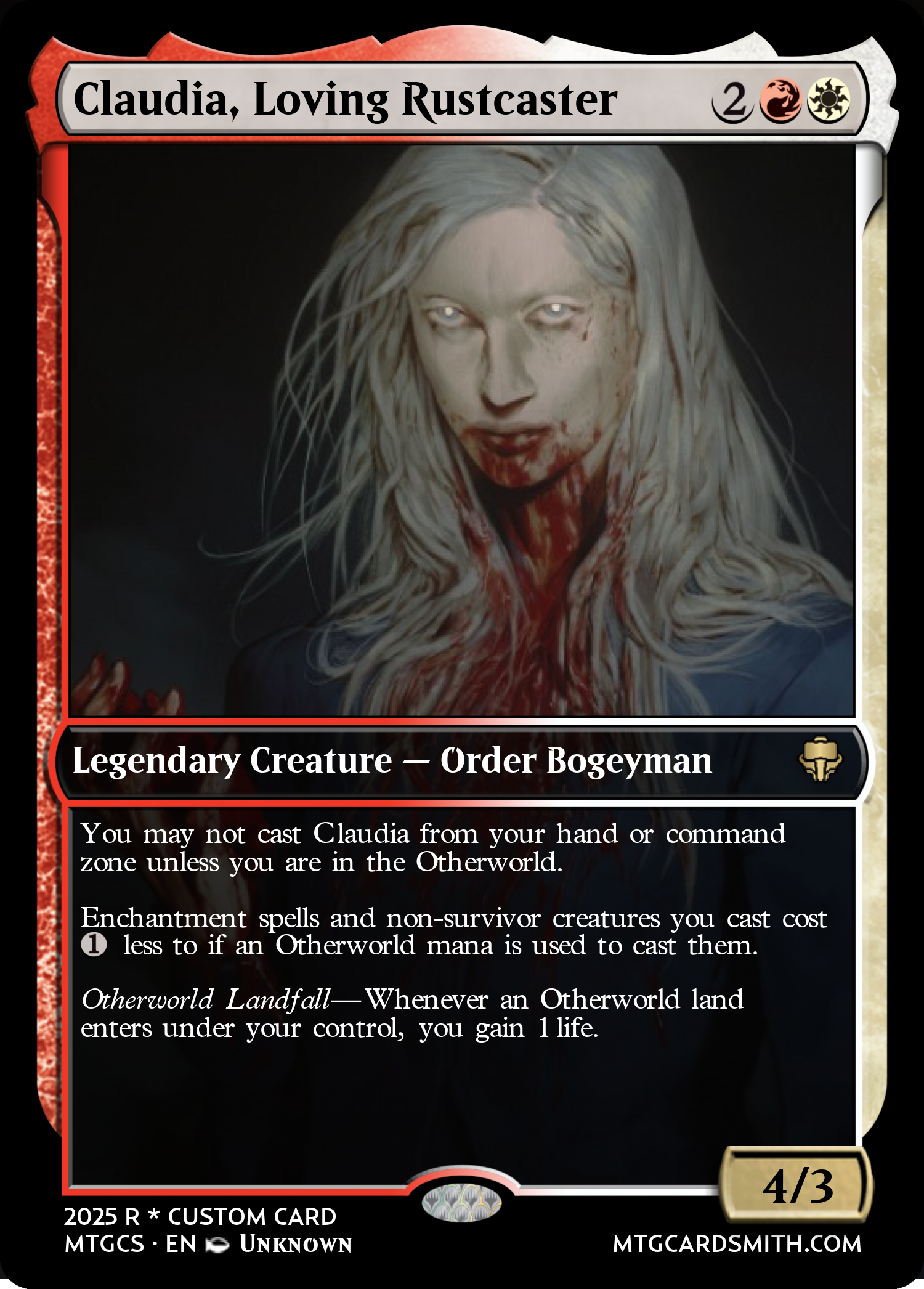 Claudia, Loving Rustcaster