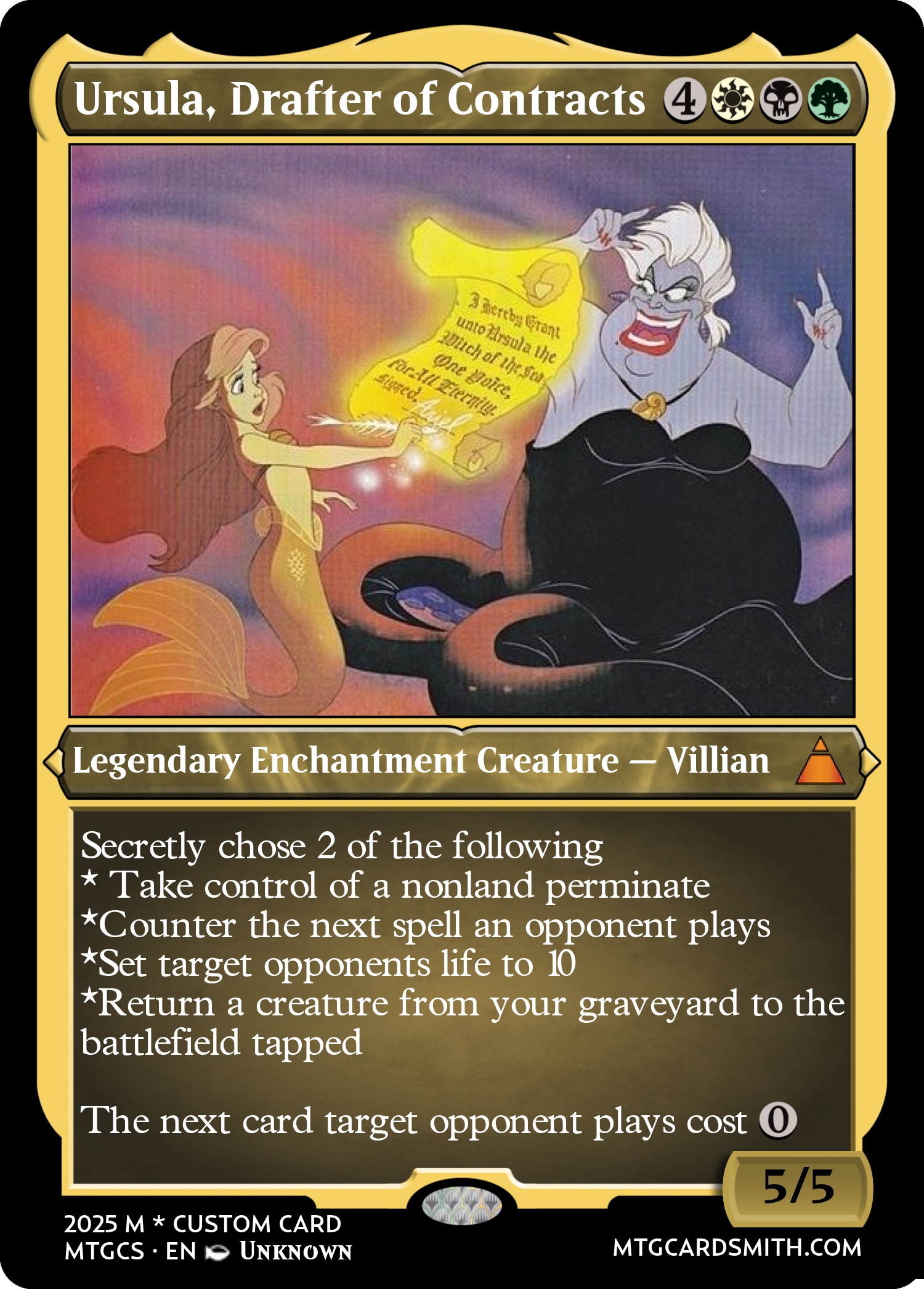 Ursula, Drafter of Contracts