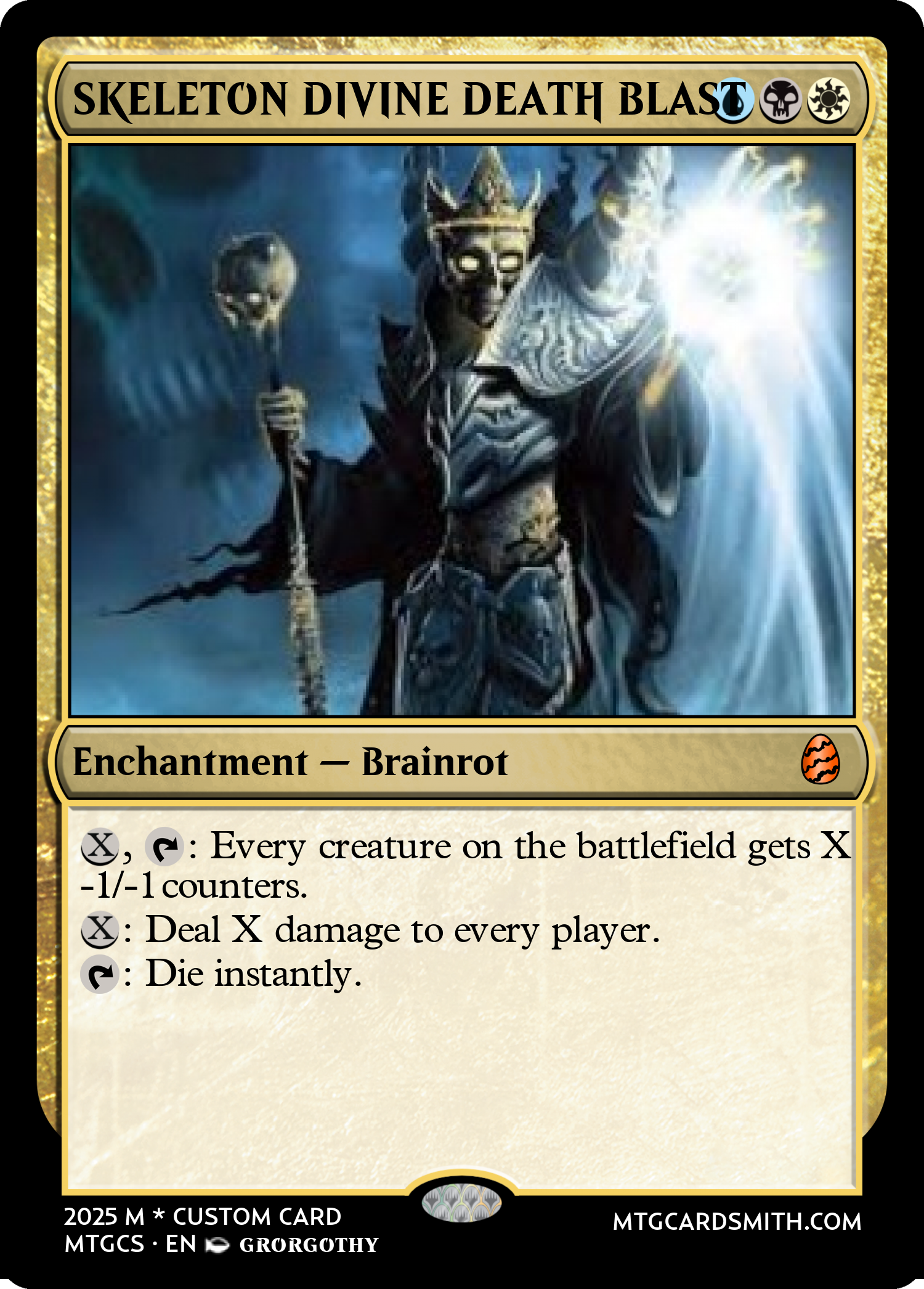 SKELETON DIVINE DEATH BLAST
