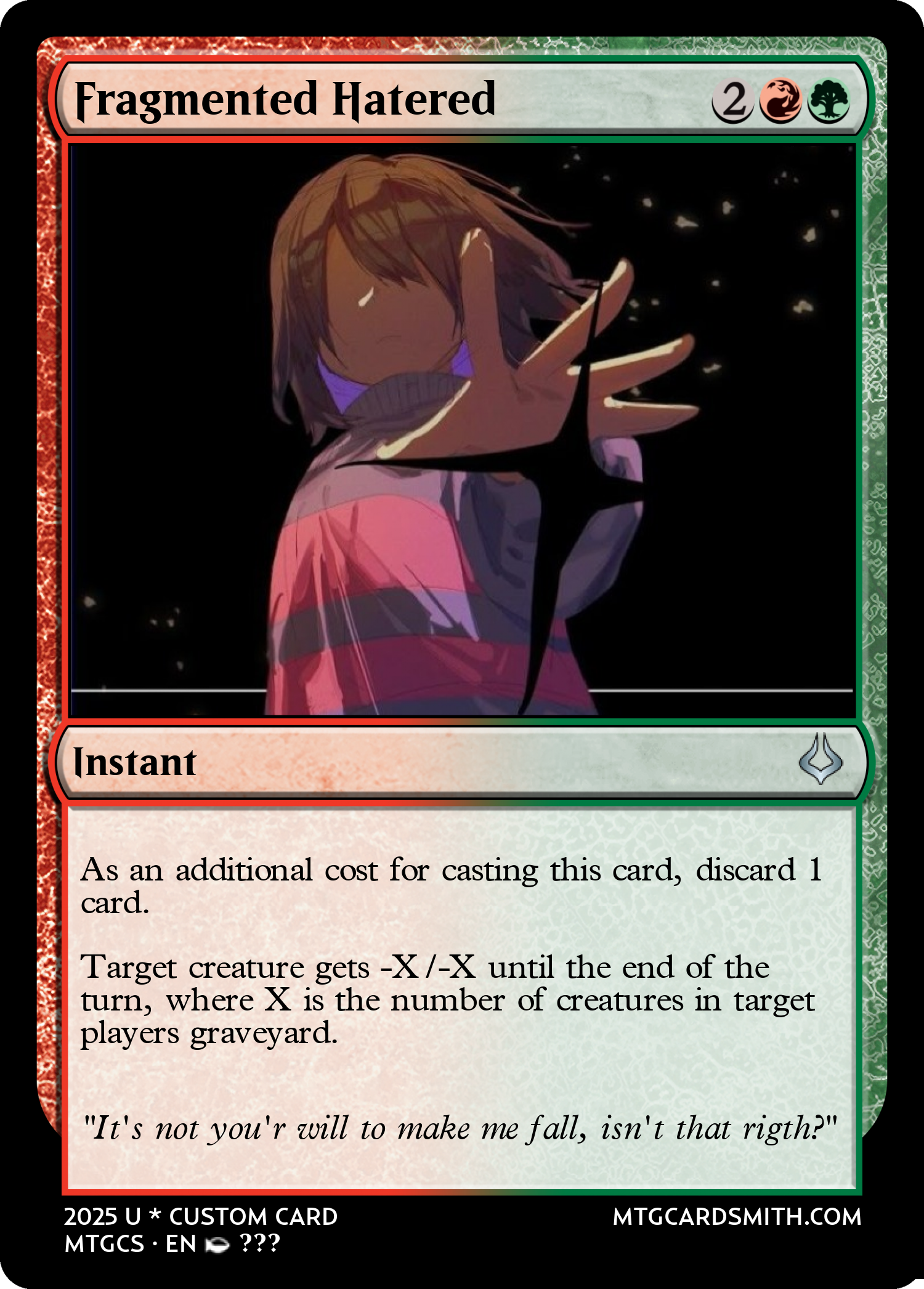 Fragmented Hatered