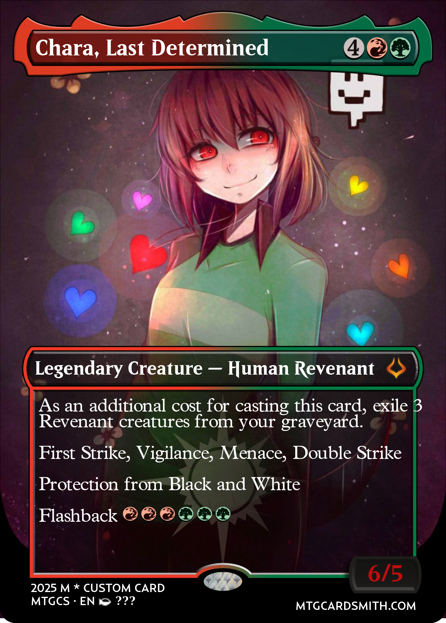 Chara, Last Determined