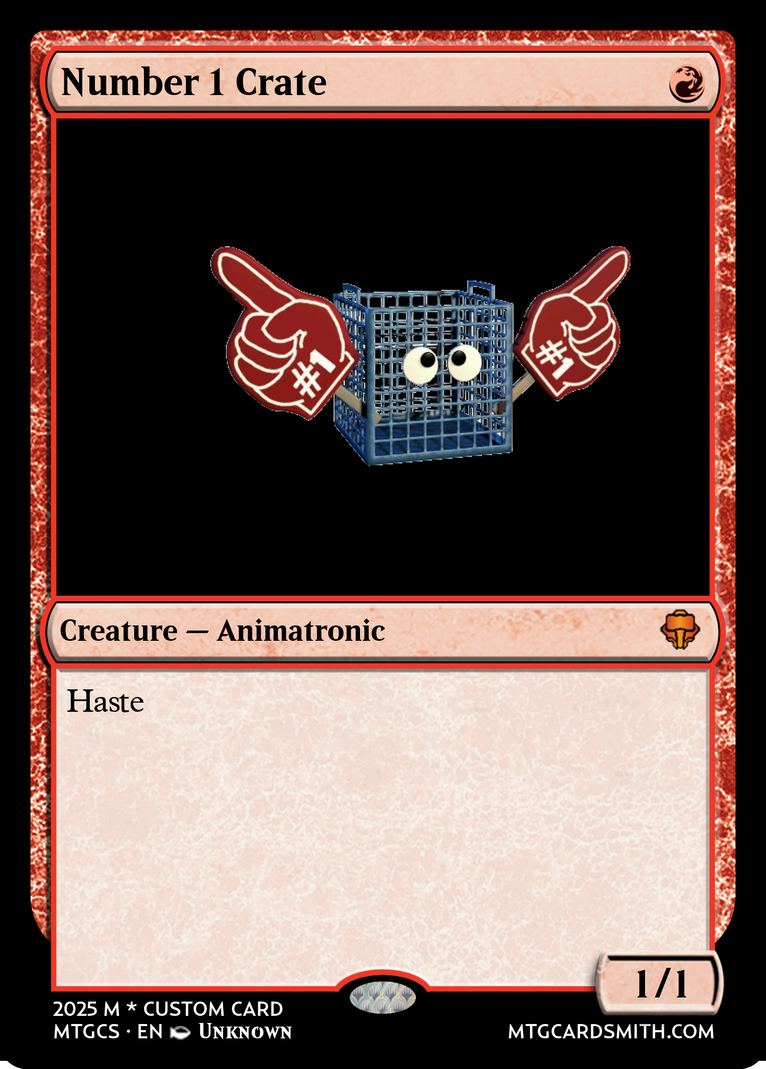 Number 1 Crate