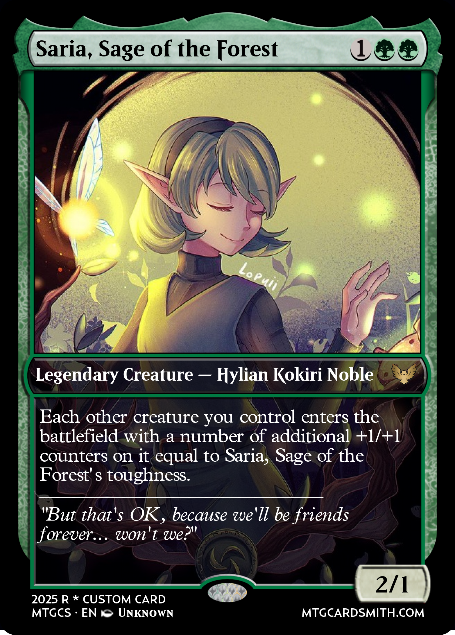 Saria, Sage of the Forest