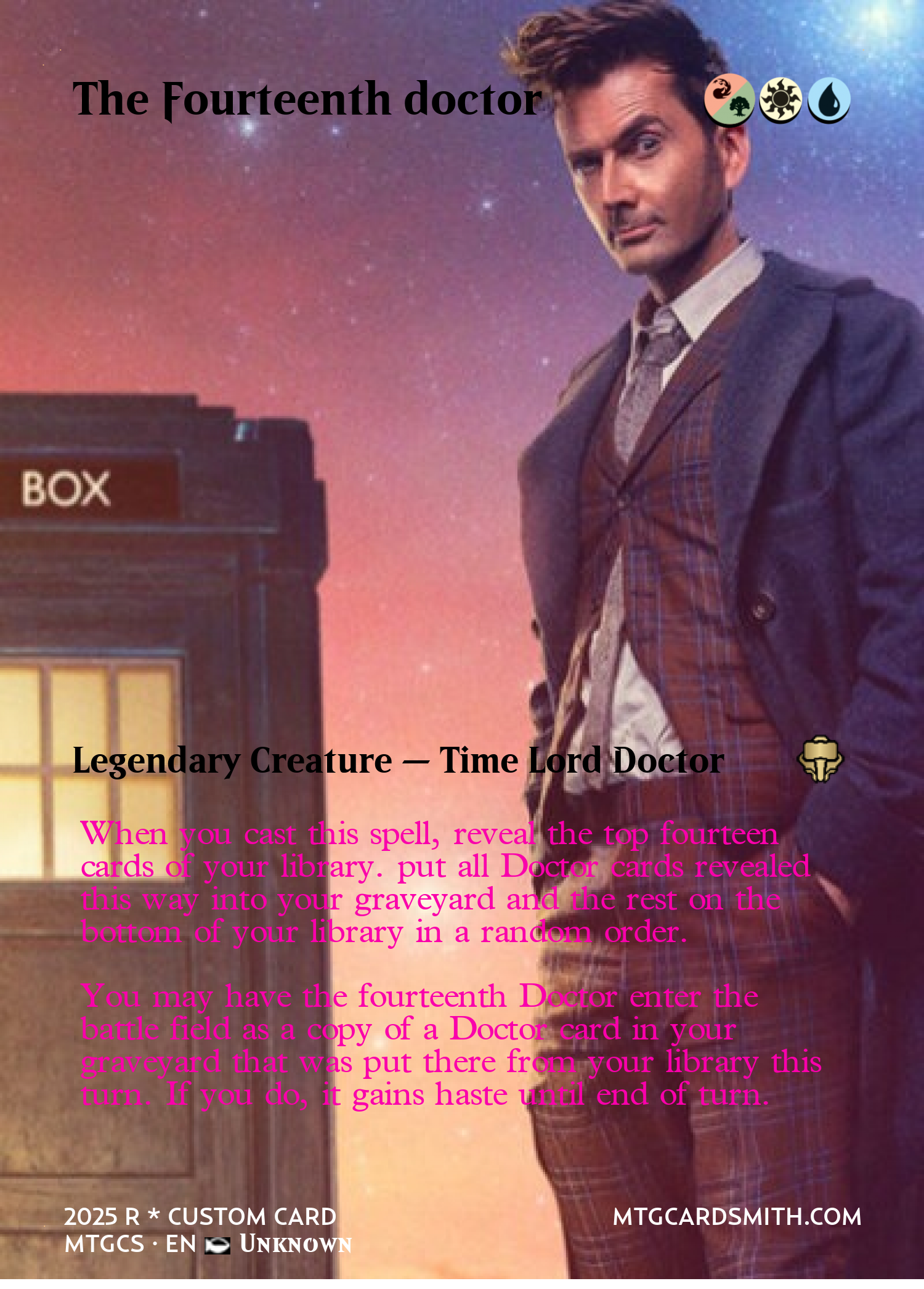 The Fourteenth Doctor (Doctor Who) (Secret Lair) (Borderless