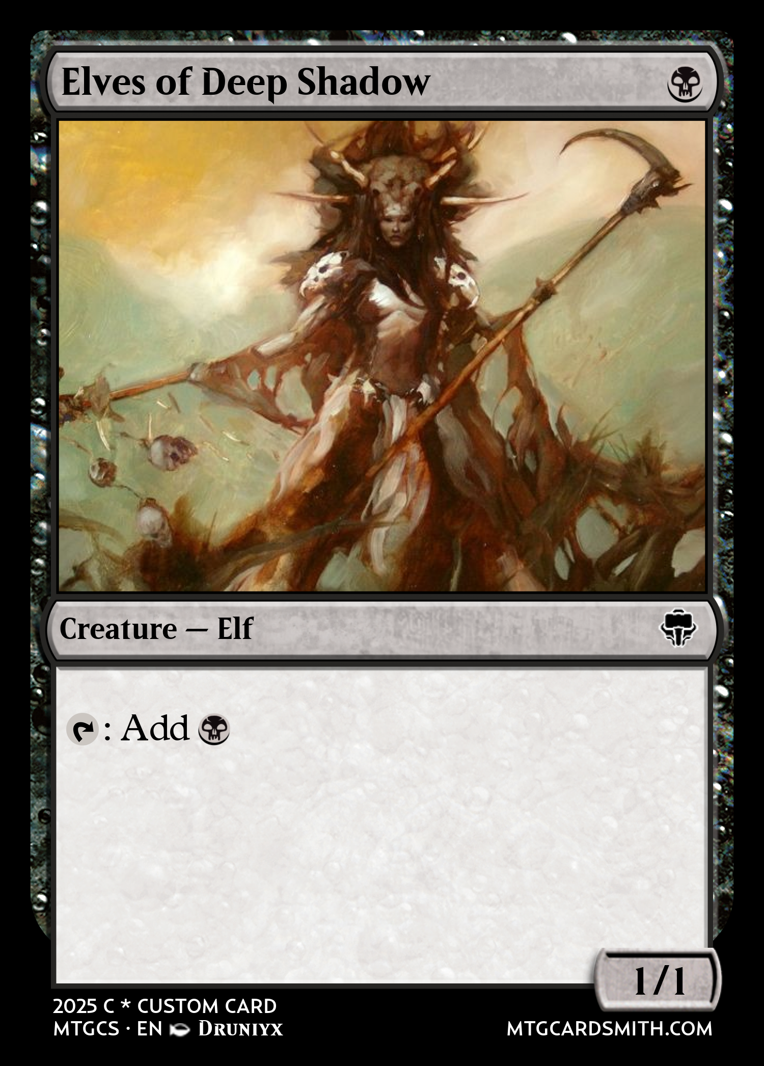 Elves of Deep Shadow by Druniyx | MTG Cardsmith Elves of Deep Shadow by Druniyx | MTG Cardsmith