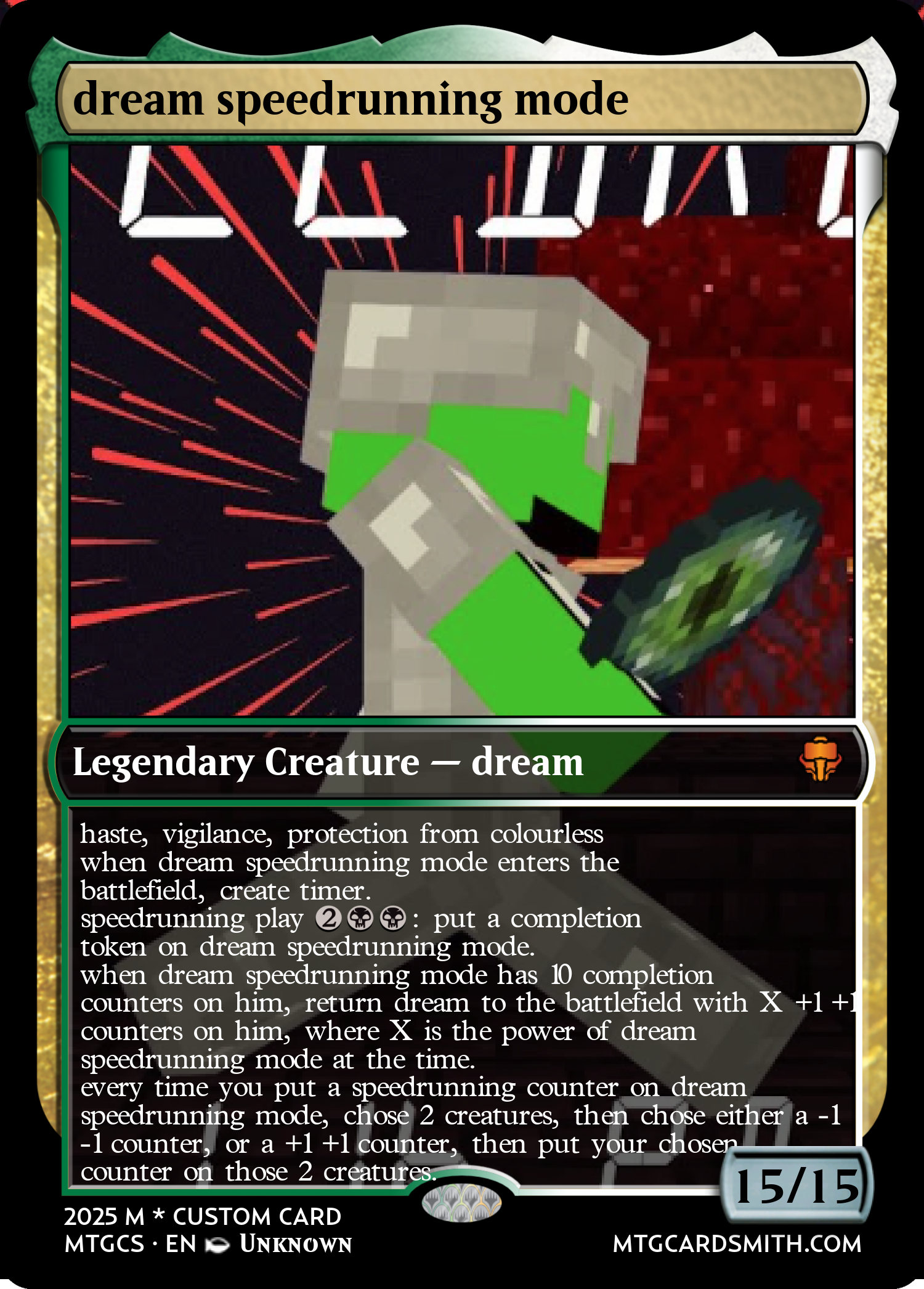 dream speedrunning mode