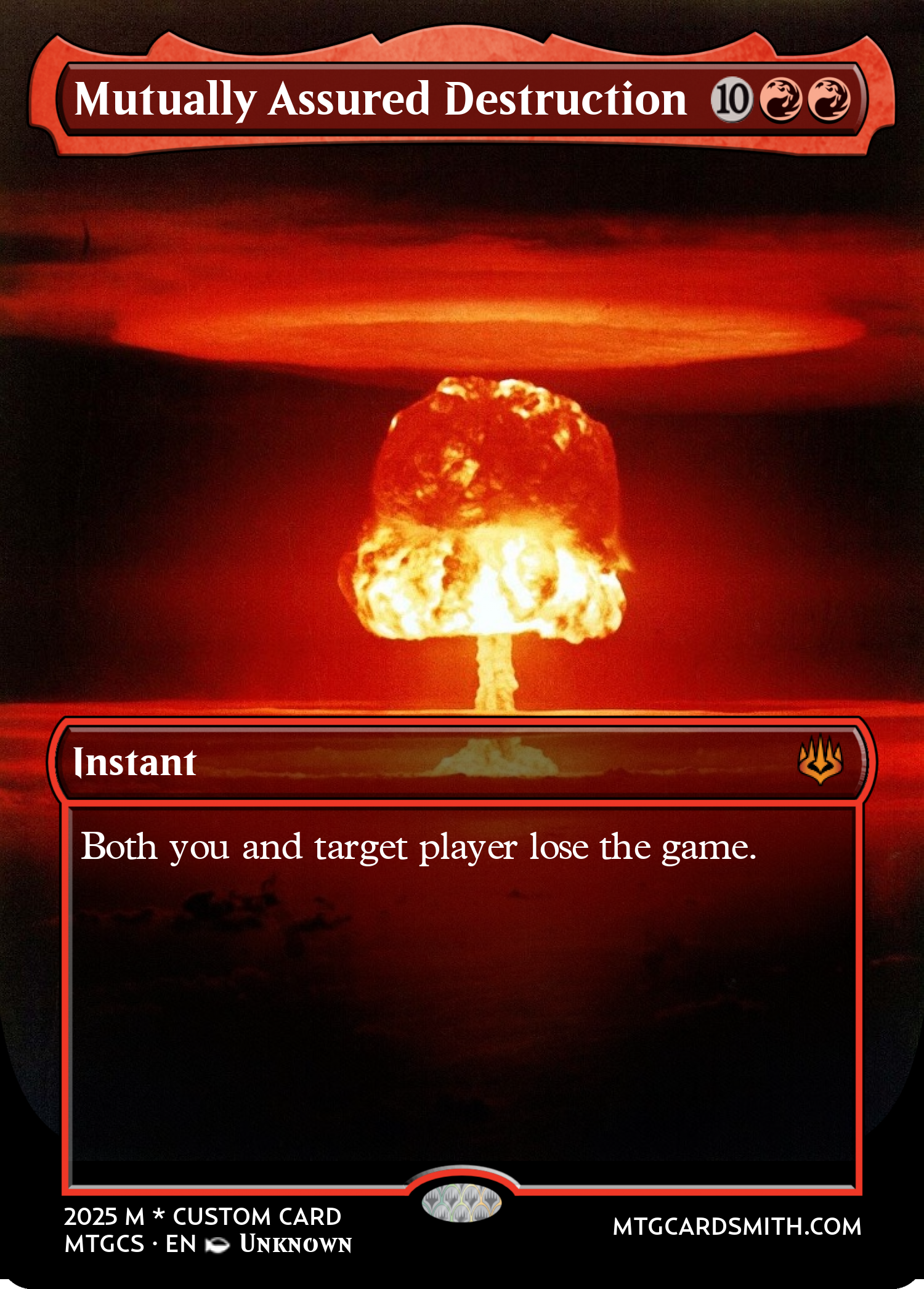 Mutually Assured Destruction 