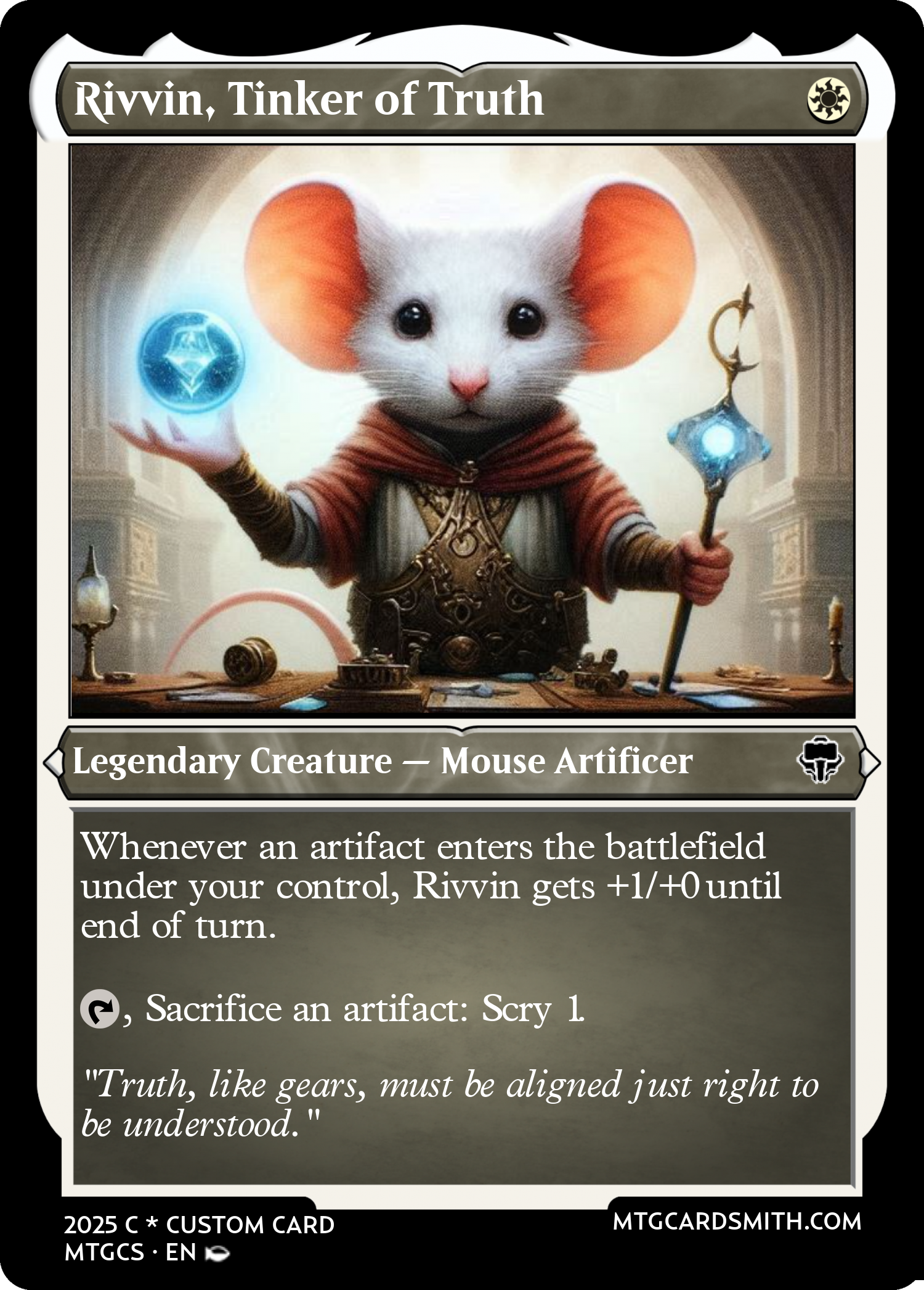Rivvin, Tinker of Truth