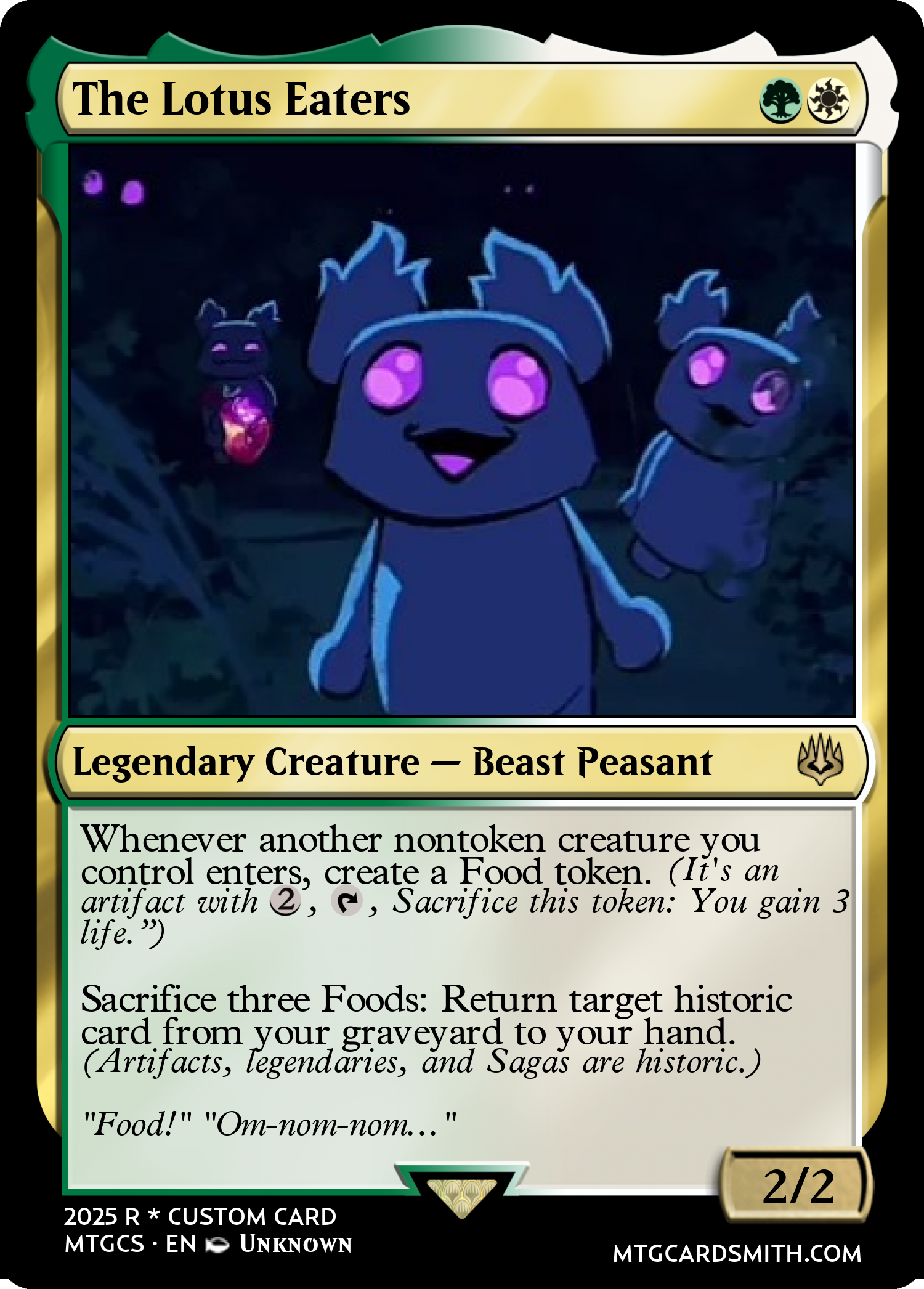 The Lotus Eaters by MadHouseMan | MTG Cardsmith