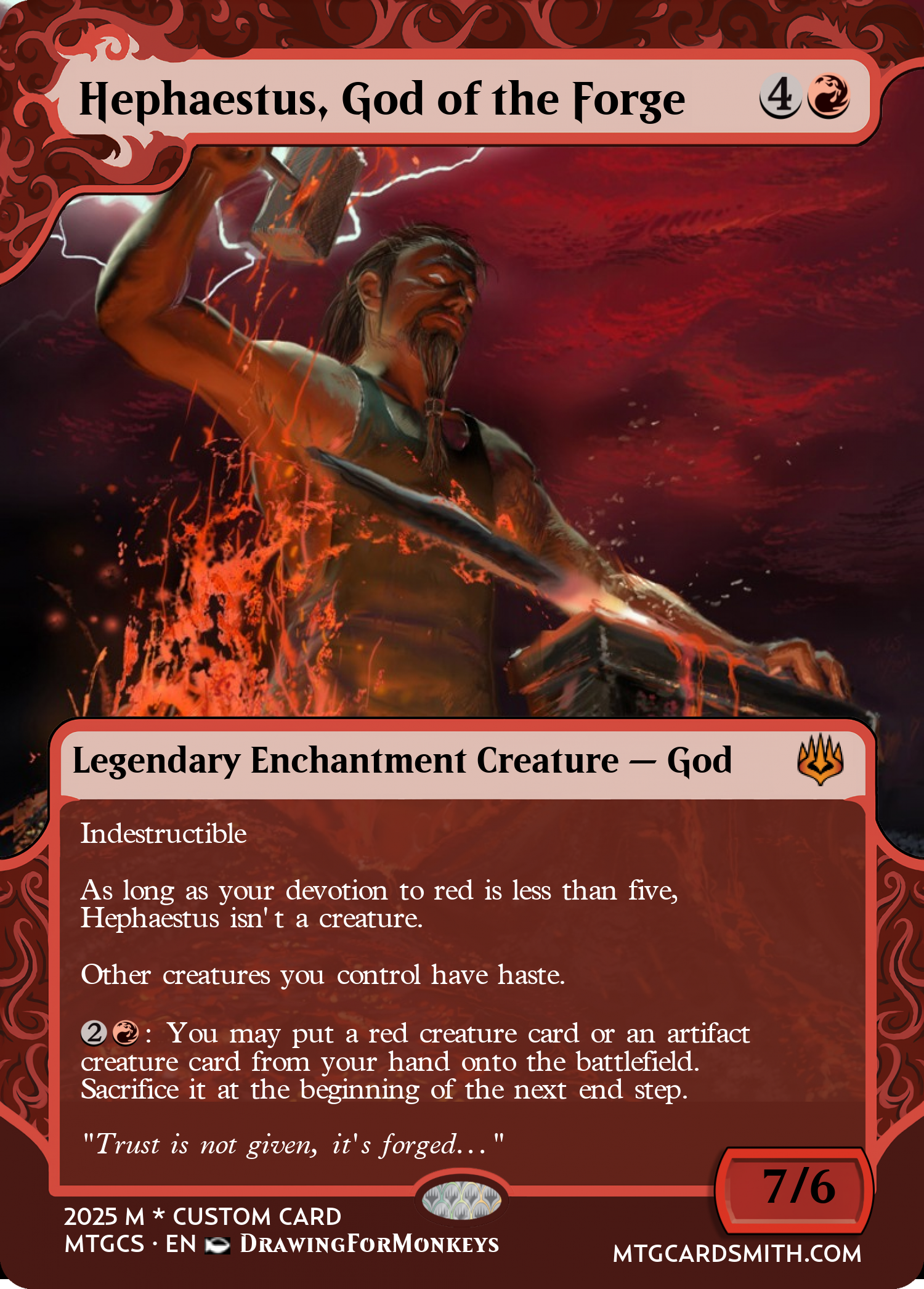 Hephaestus, God of the Forge