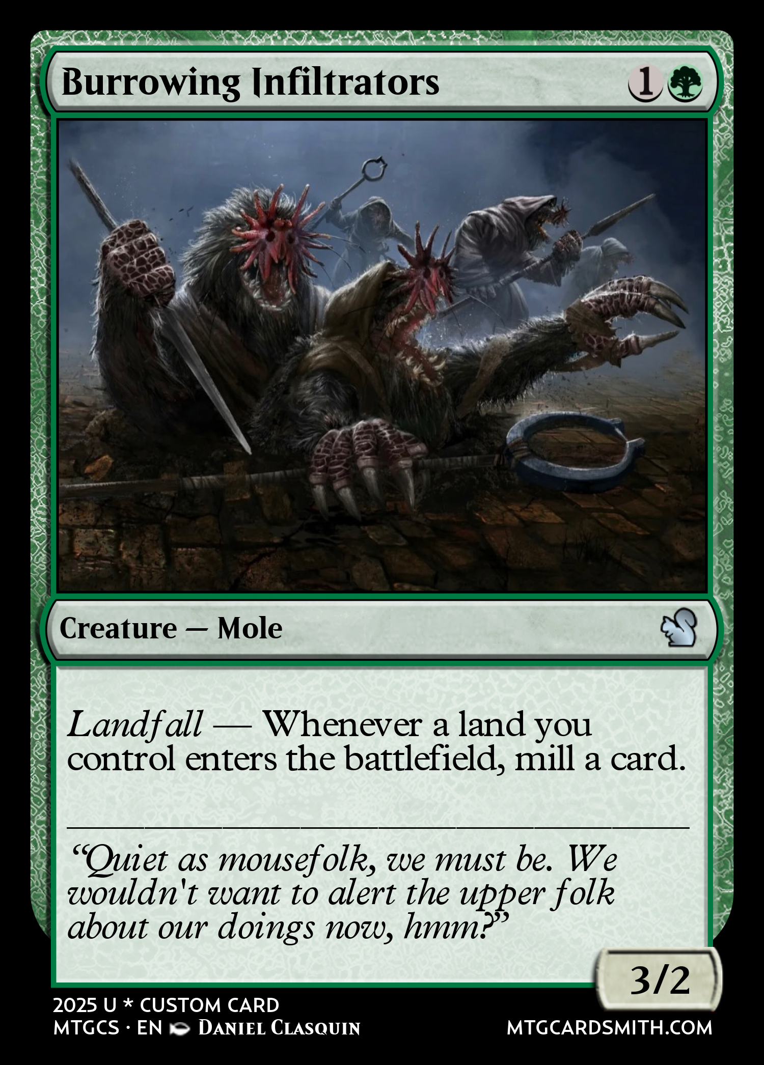 Burrowing Infiltrators