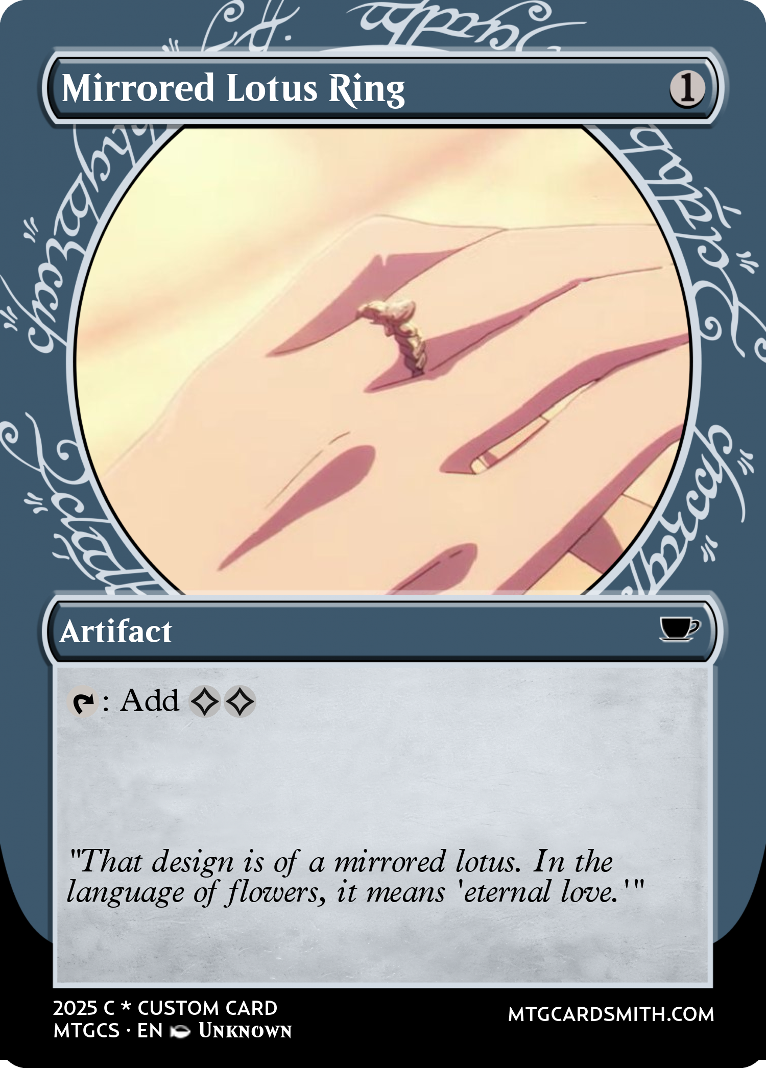 Mirrored Lotus Ring