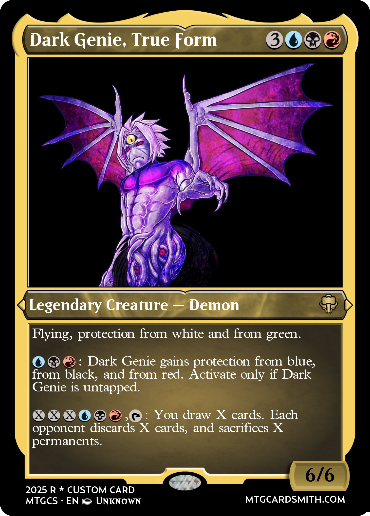 Dark Genie, True Form