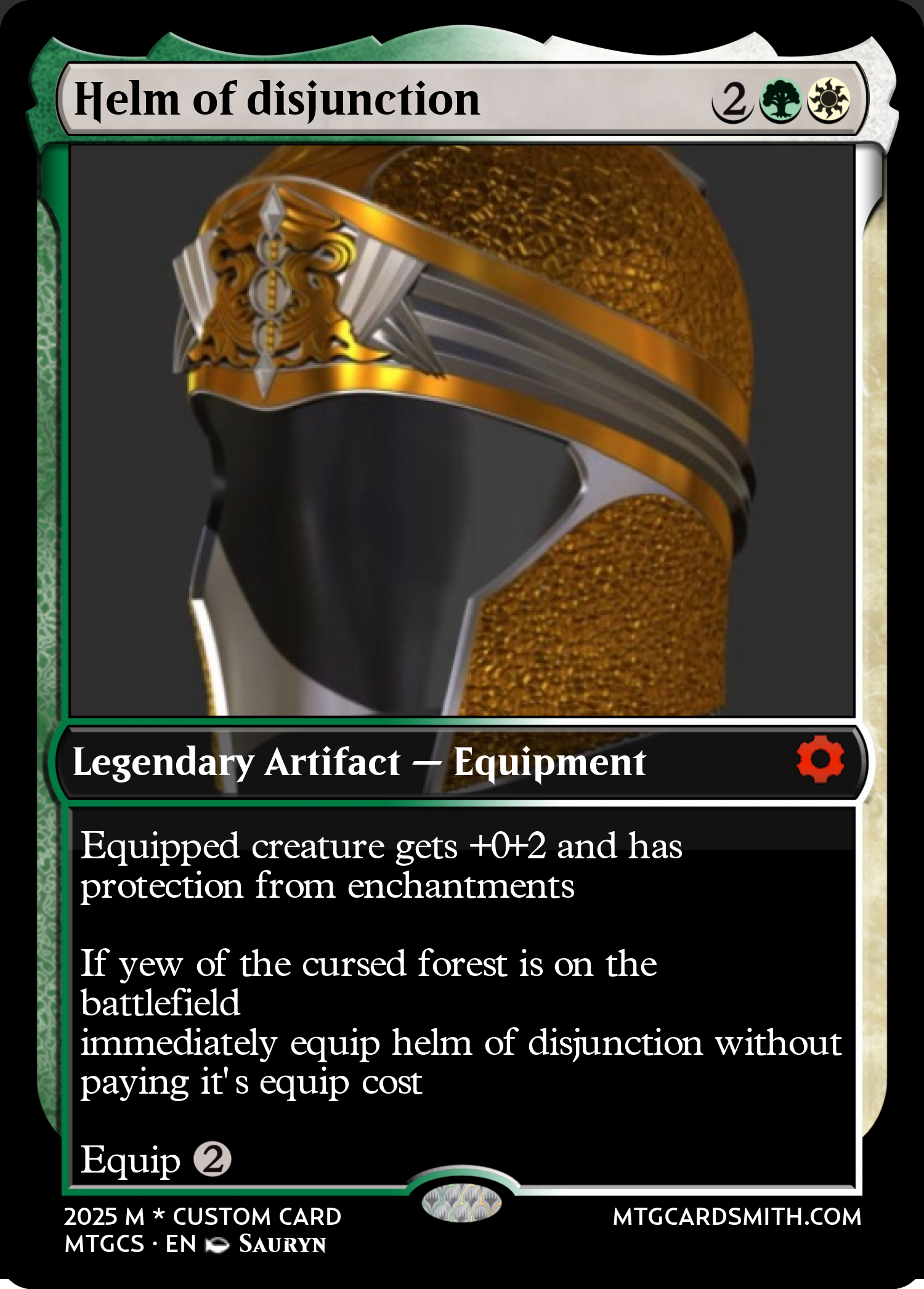 Helm of disjunction