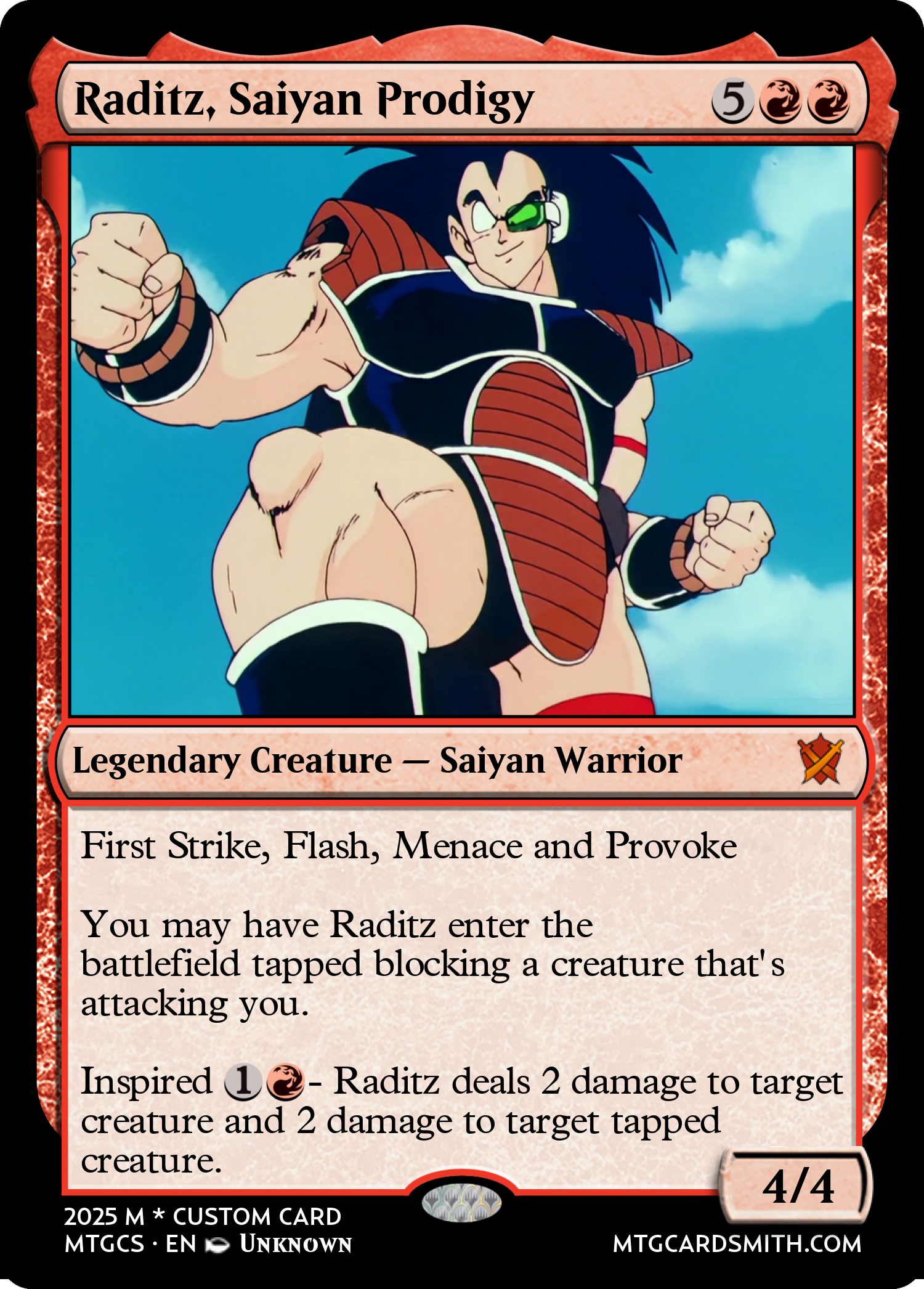 Raditz, Saiyan Prodigy