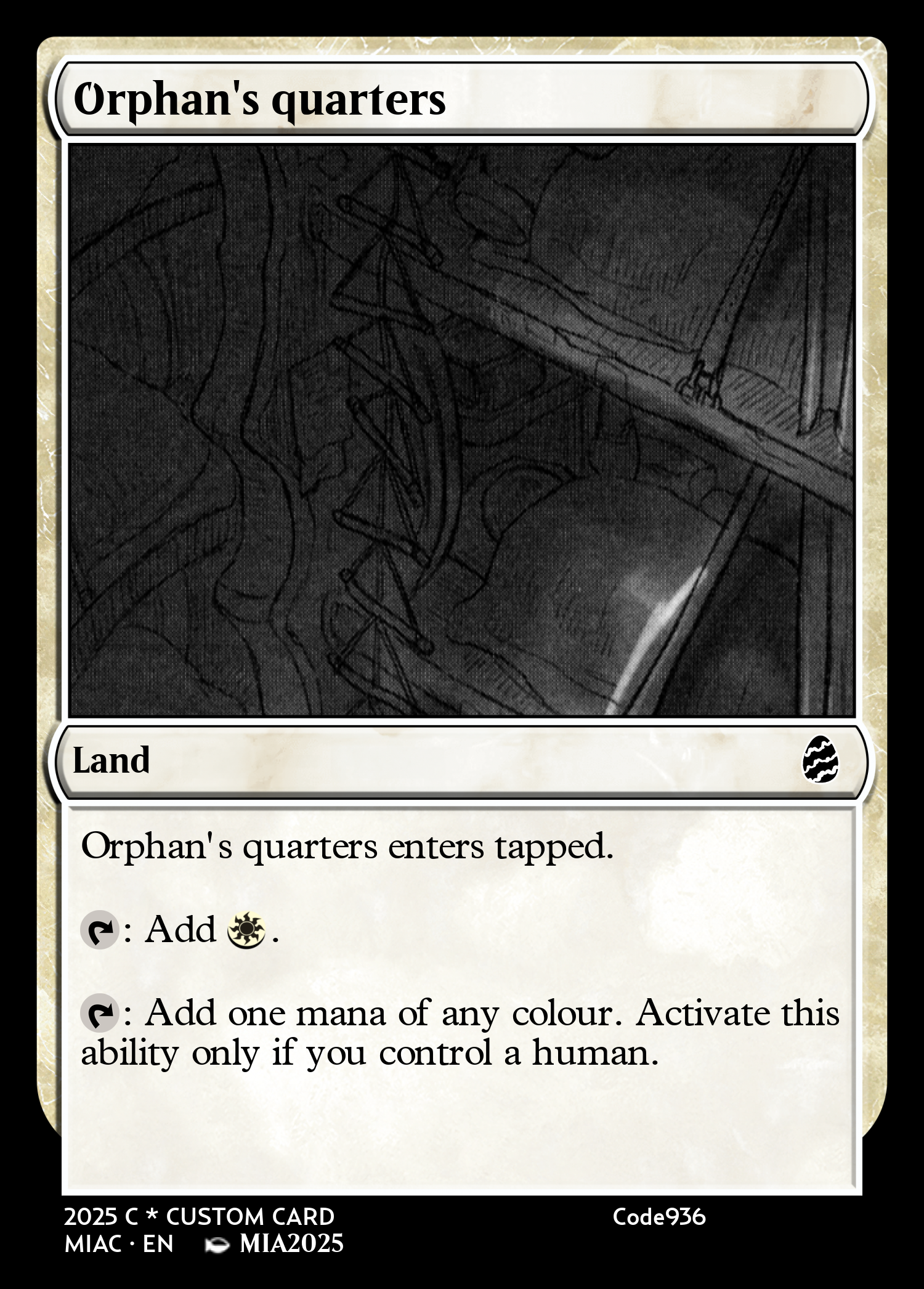 Orphan's quarters