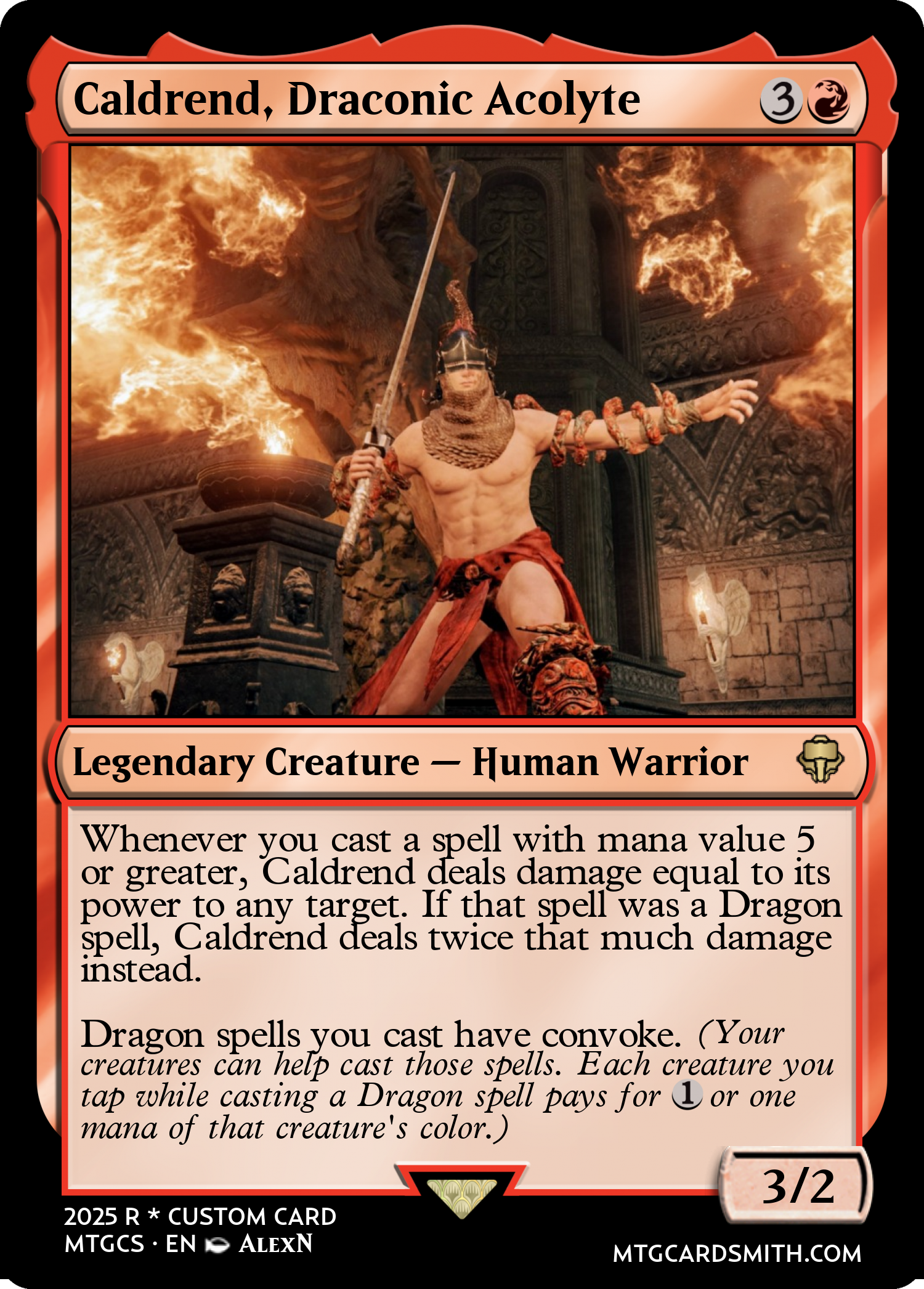 Caldrend, Draconic Acolyte
