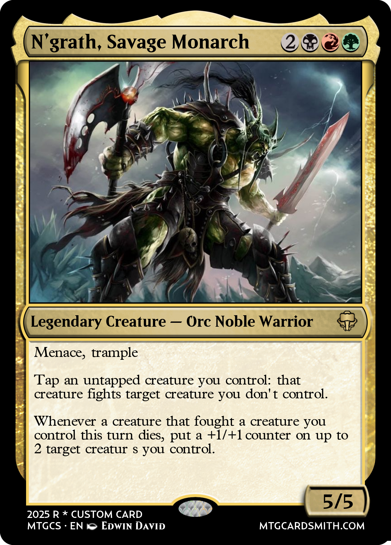 N’grath, Savage Monarch