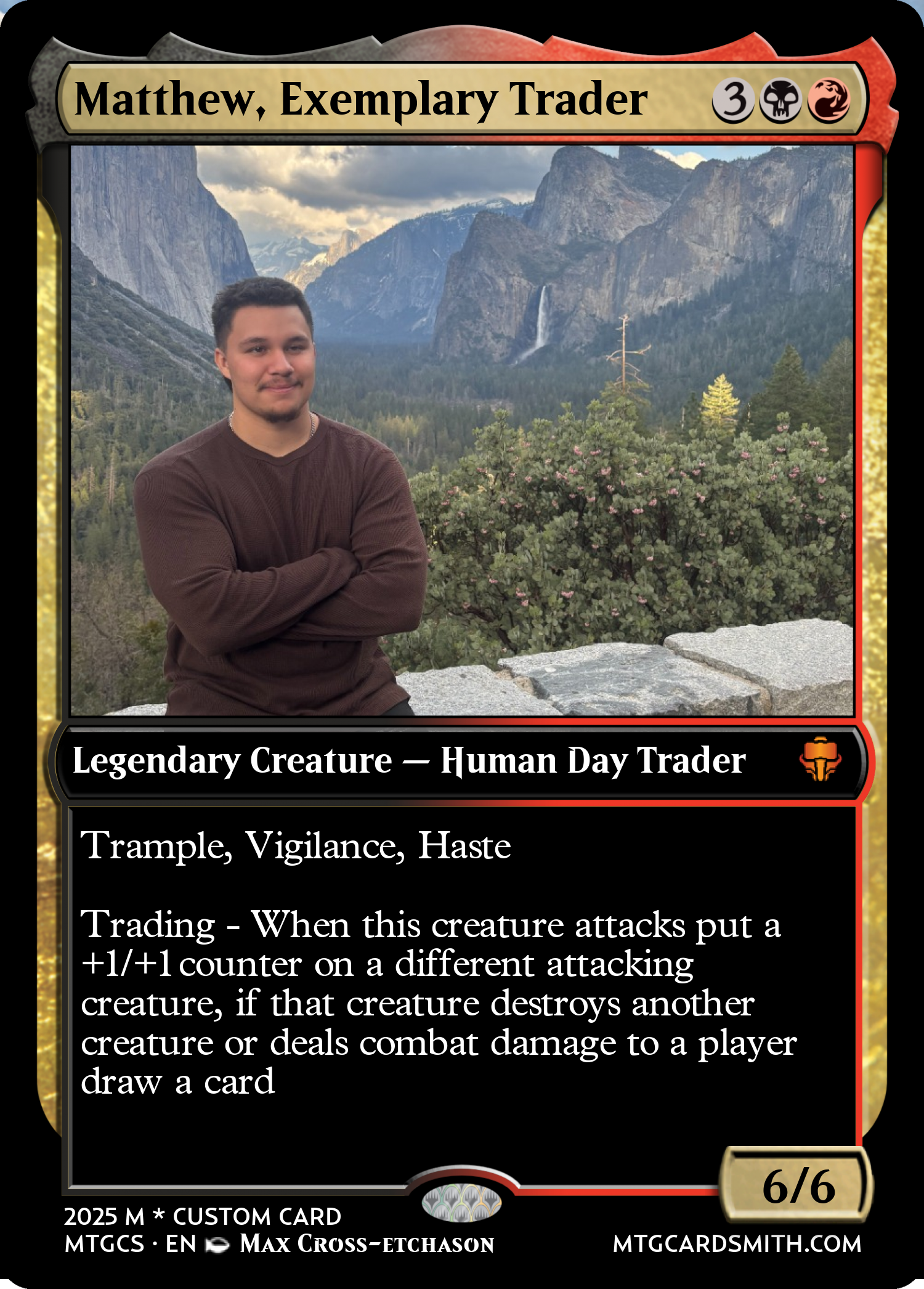 Matthew, Exemplary Trader