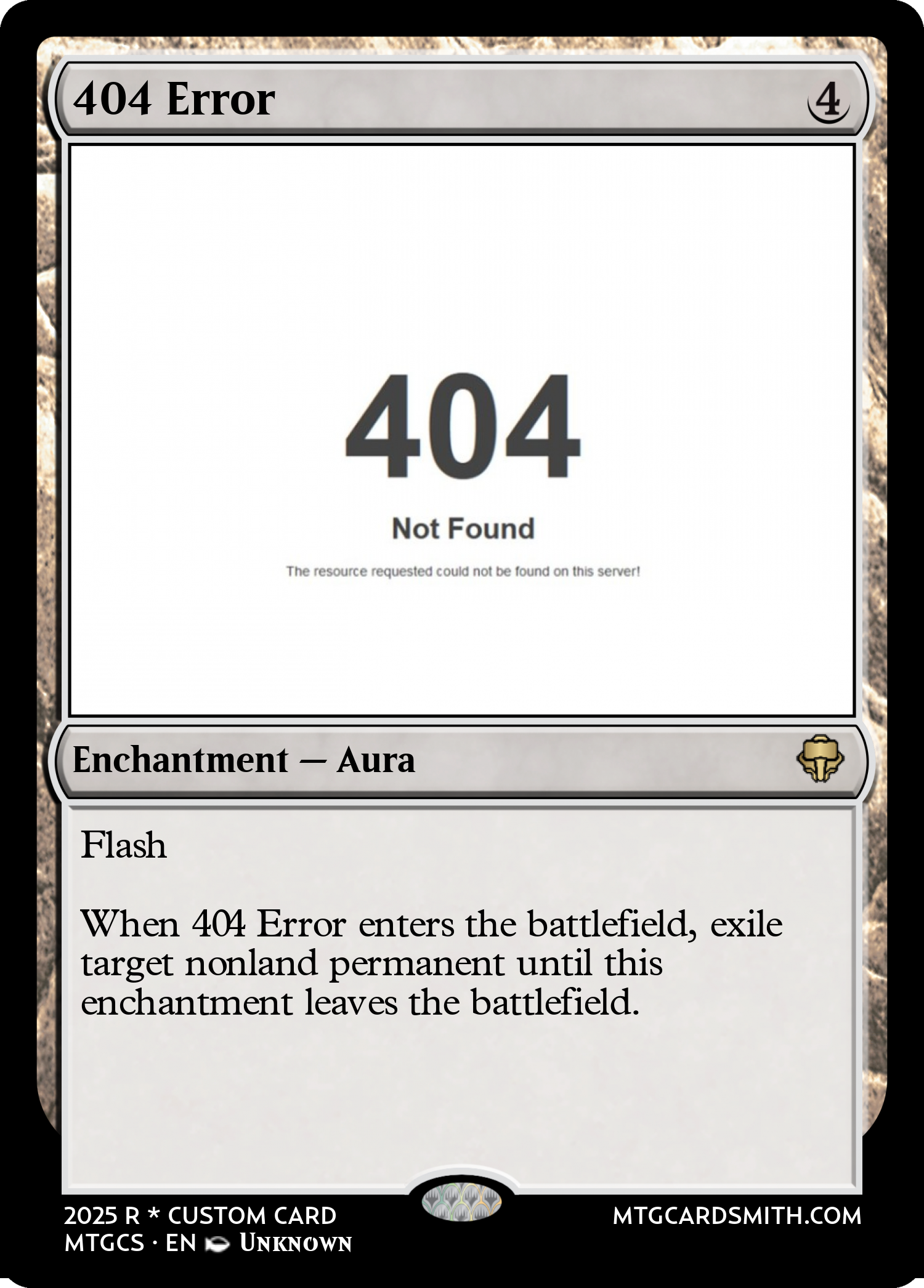 404 Error