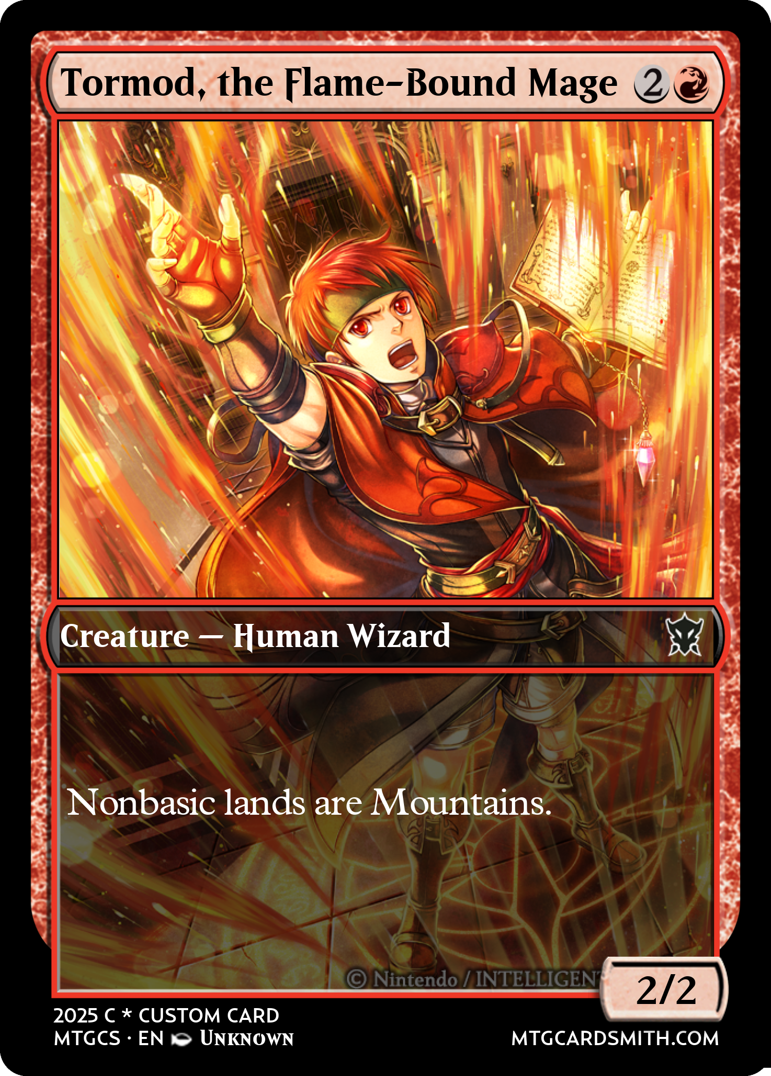 Tormod, the Flame-Bound Mage