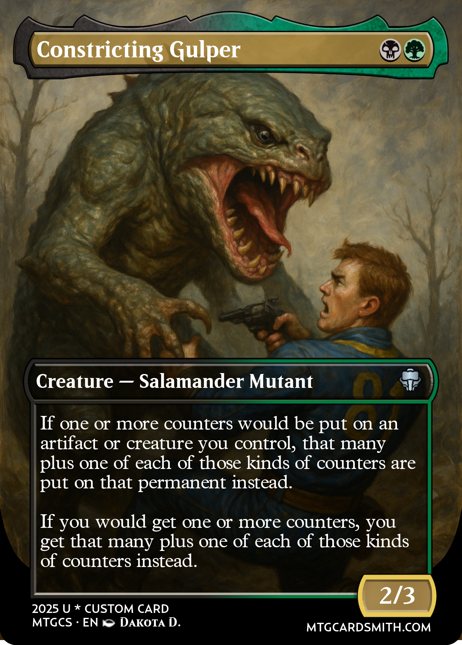 Constricting Gulper