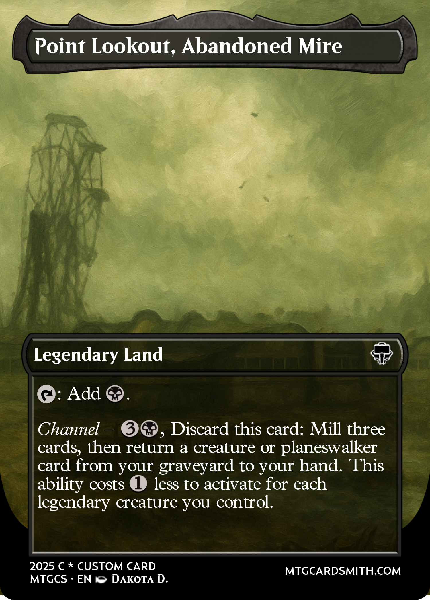 Point Lookout, Abandoned Mire