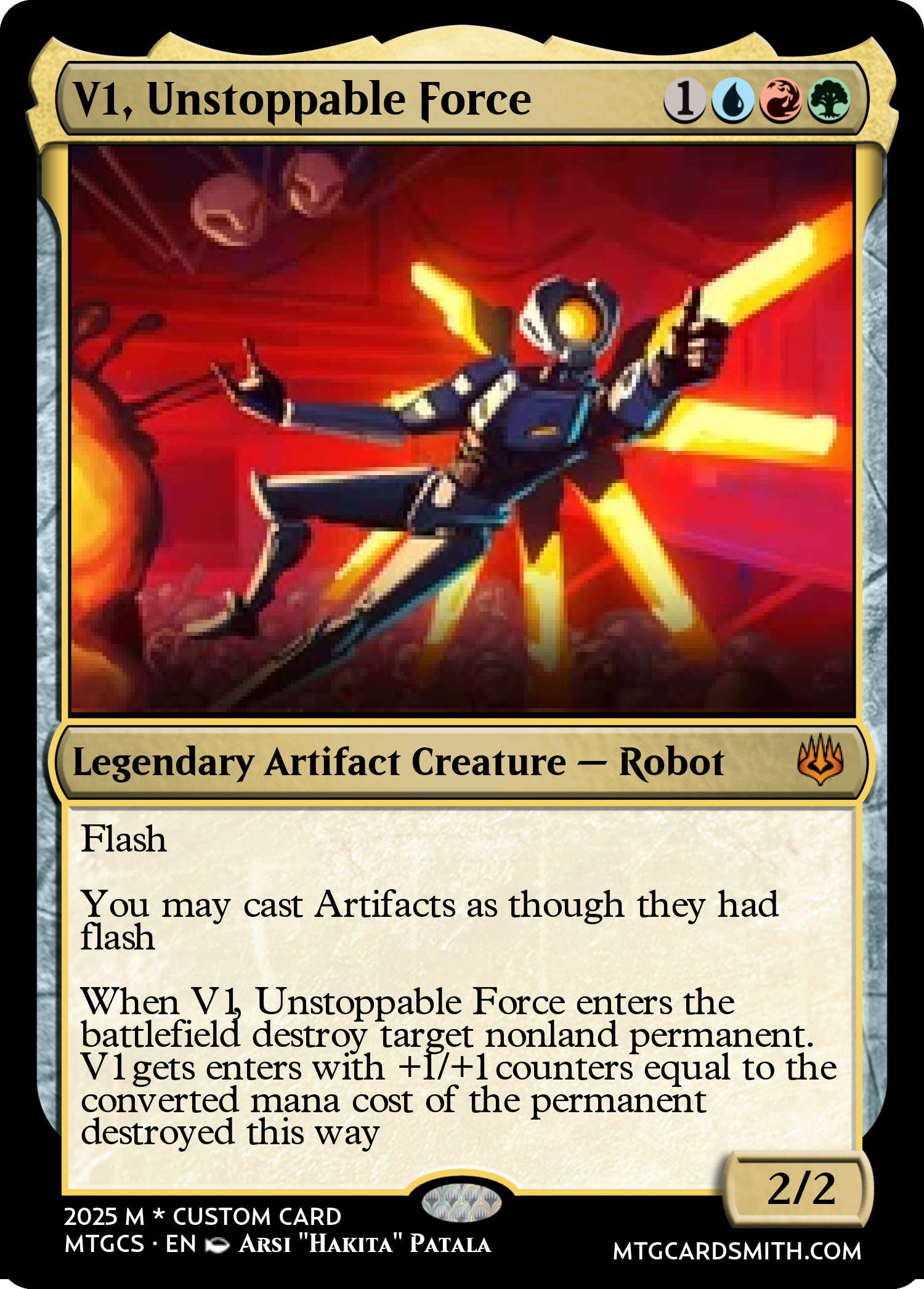 V1, Unstoppable Force