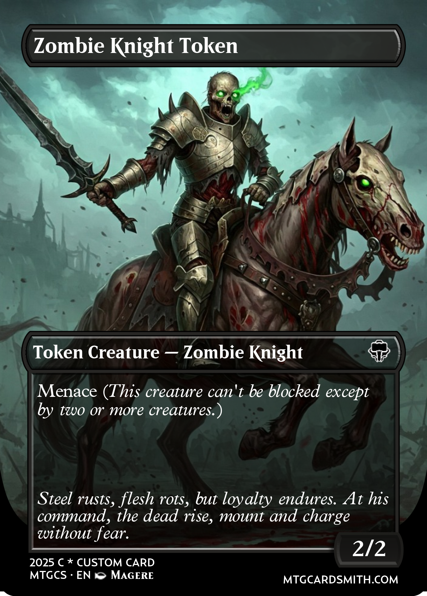 Zombie Knight Token