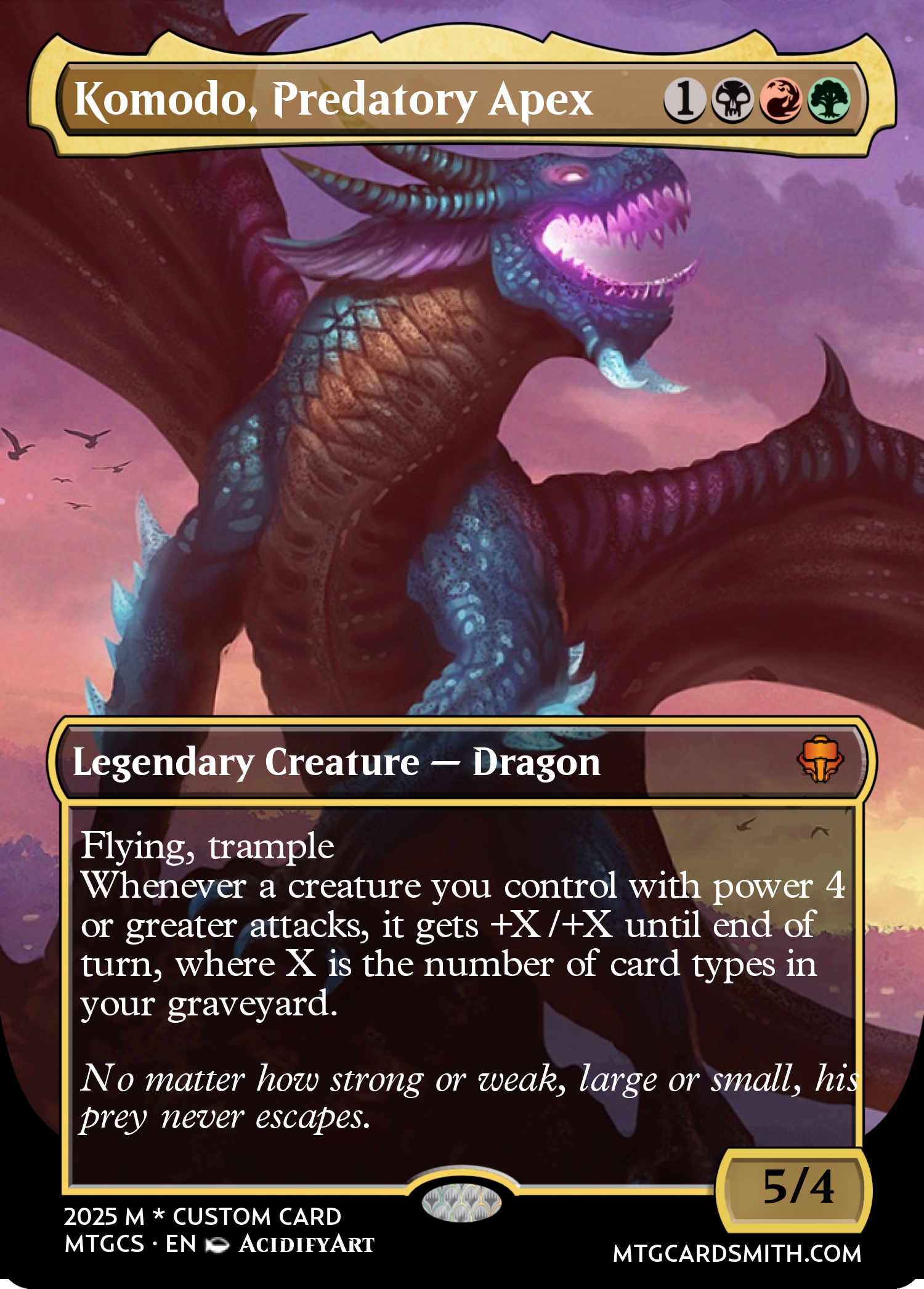Komodo, Predatory Apex