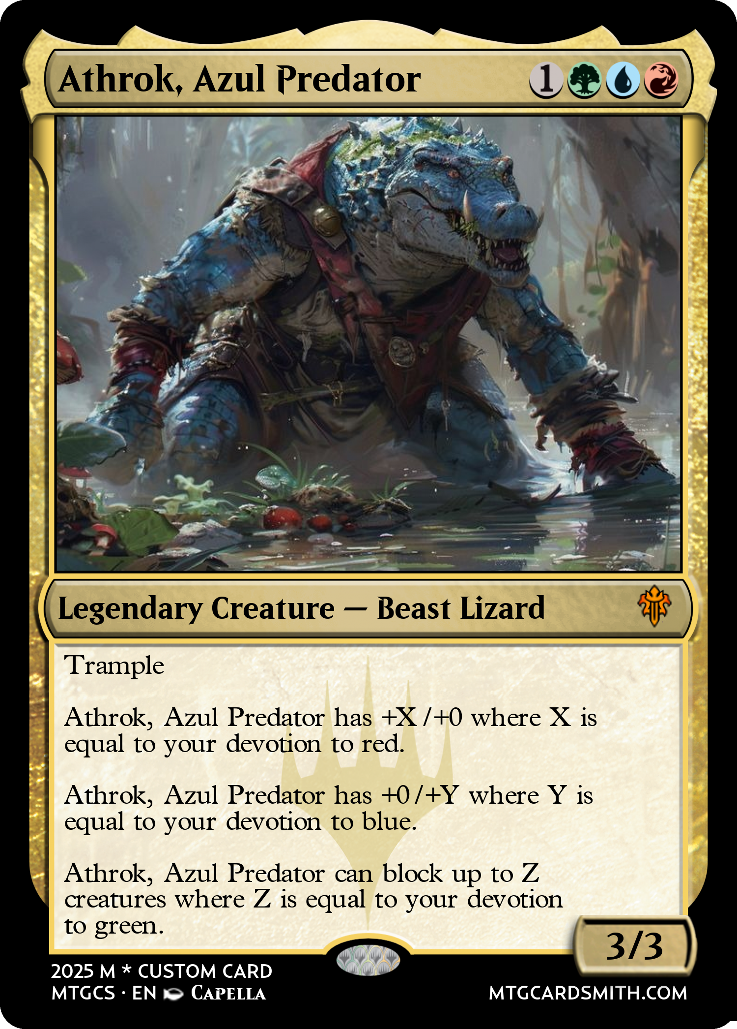 Athrok, Azul Predator 