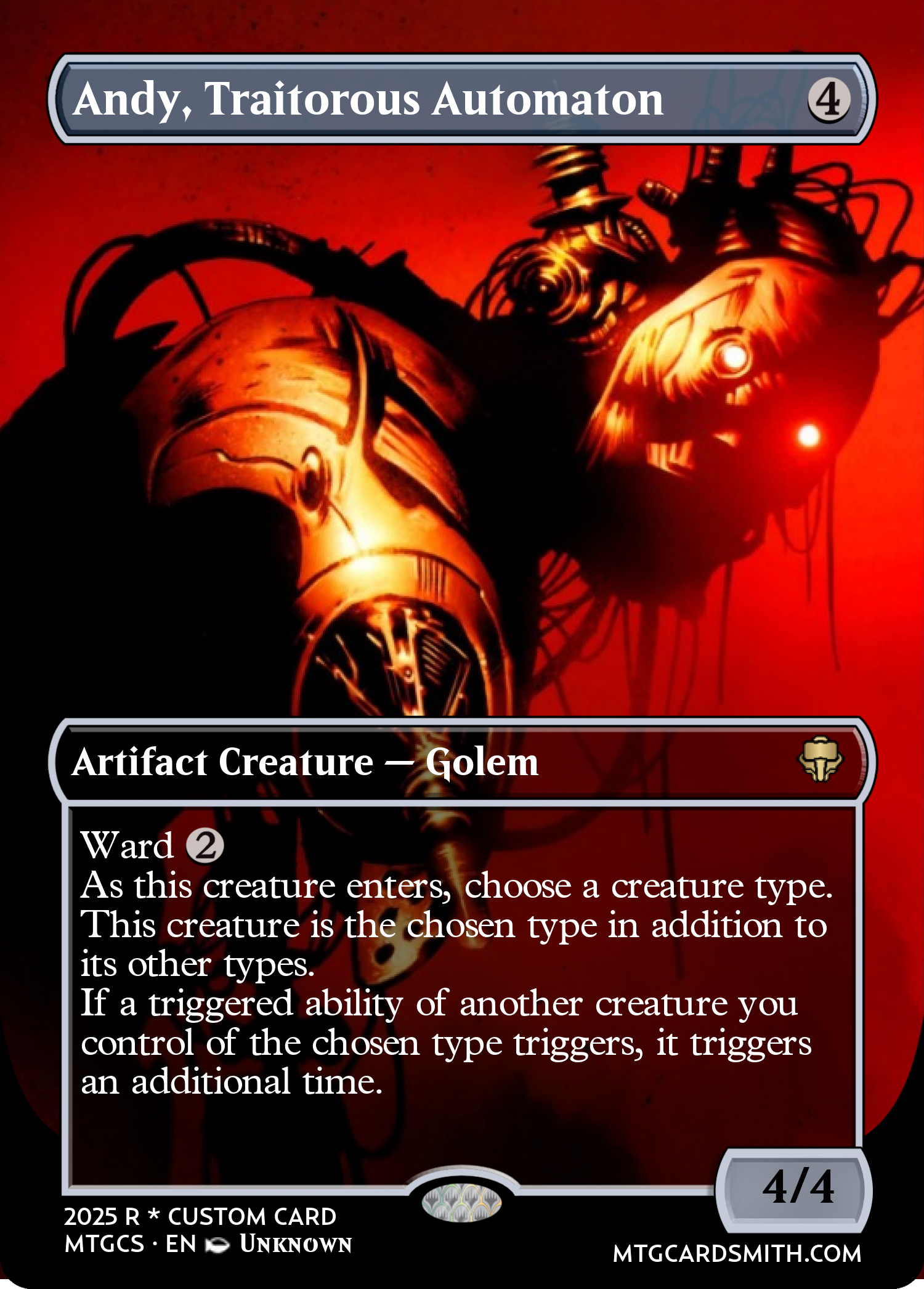 Andy, Traitorous Automaton