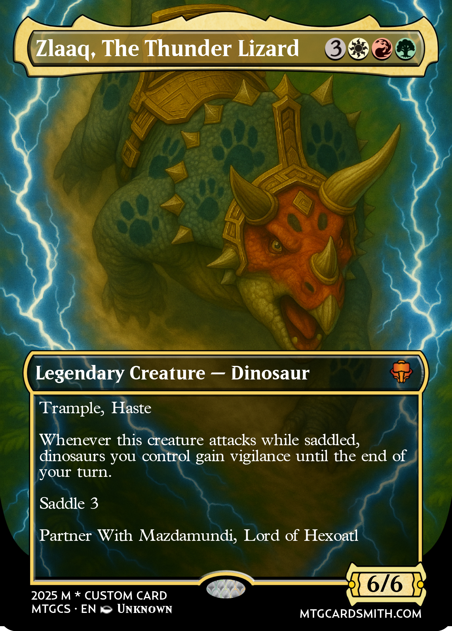 Zlaaq, The Thunder Lizard