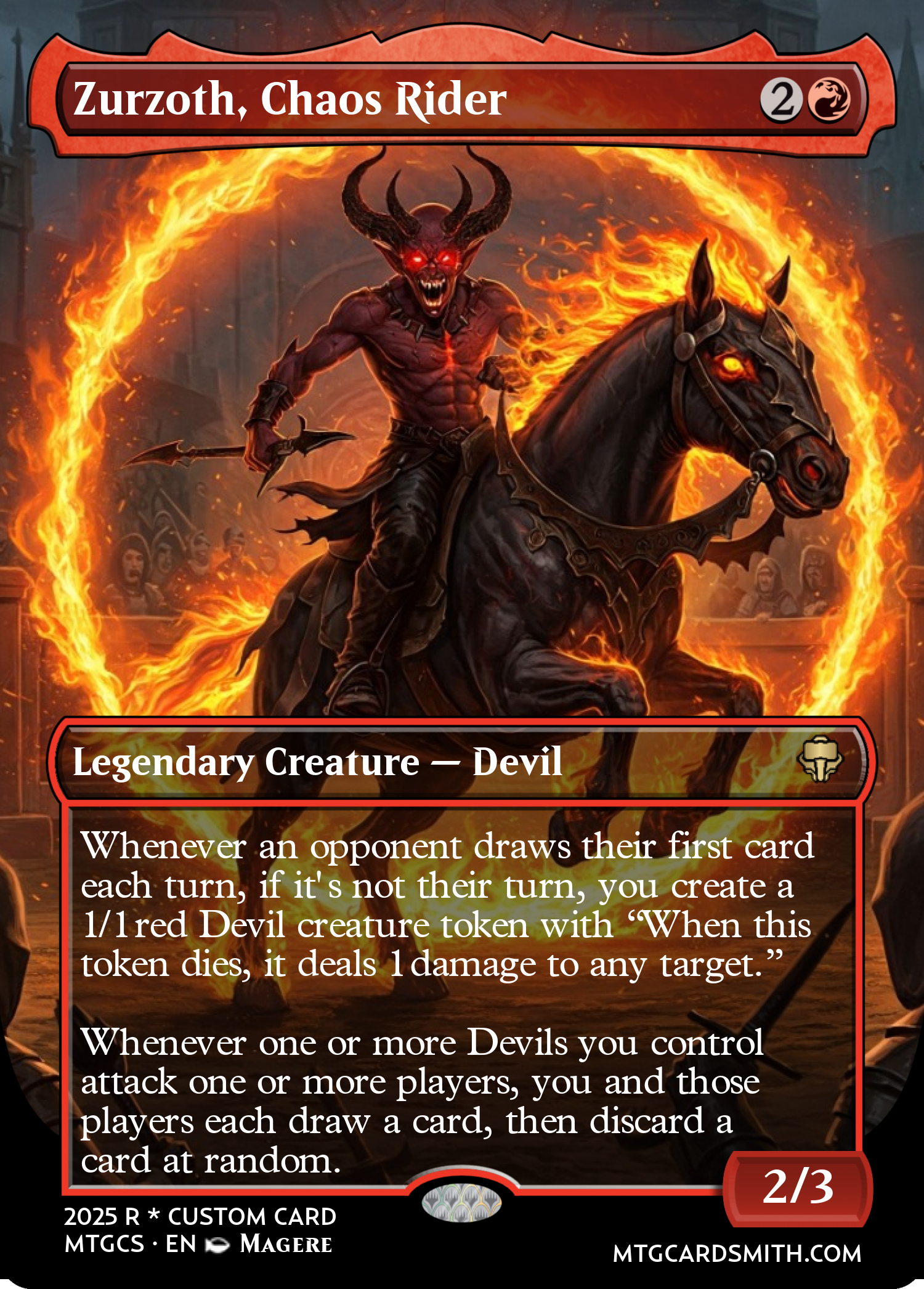 Zurzoth, Chaos Rider