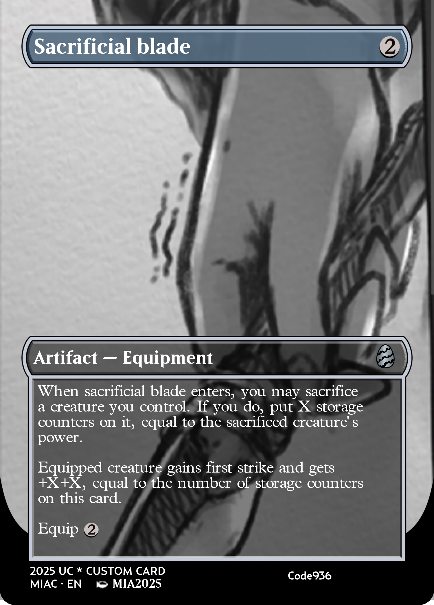 Sacrificial blade