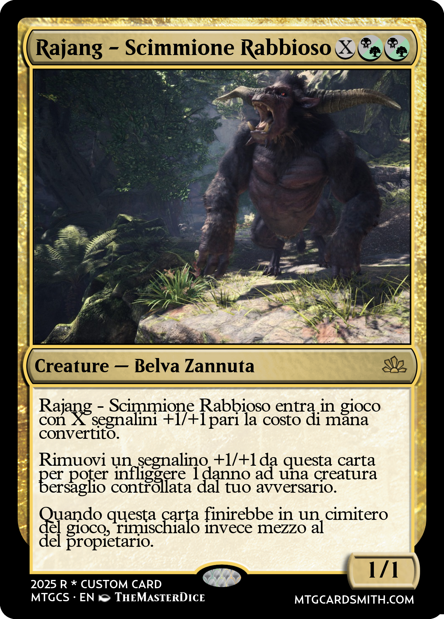 Rajang - Scimmione Rabbioso