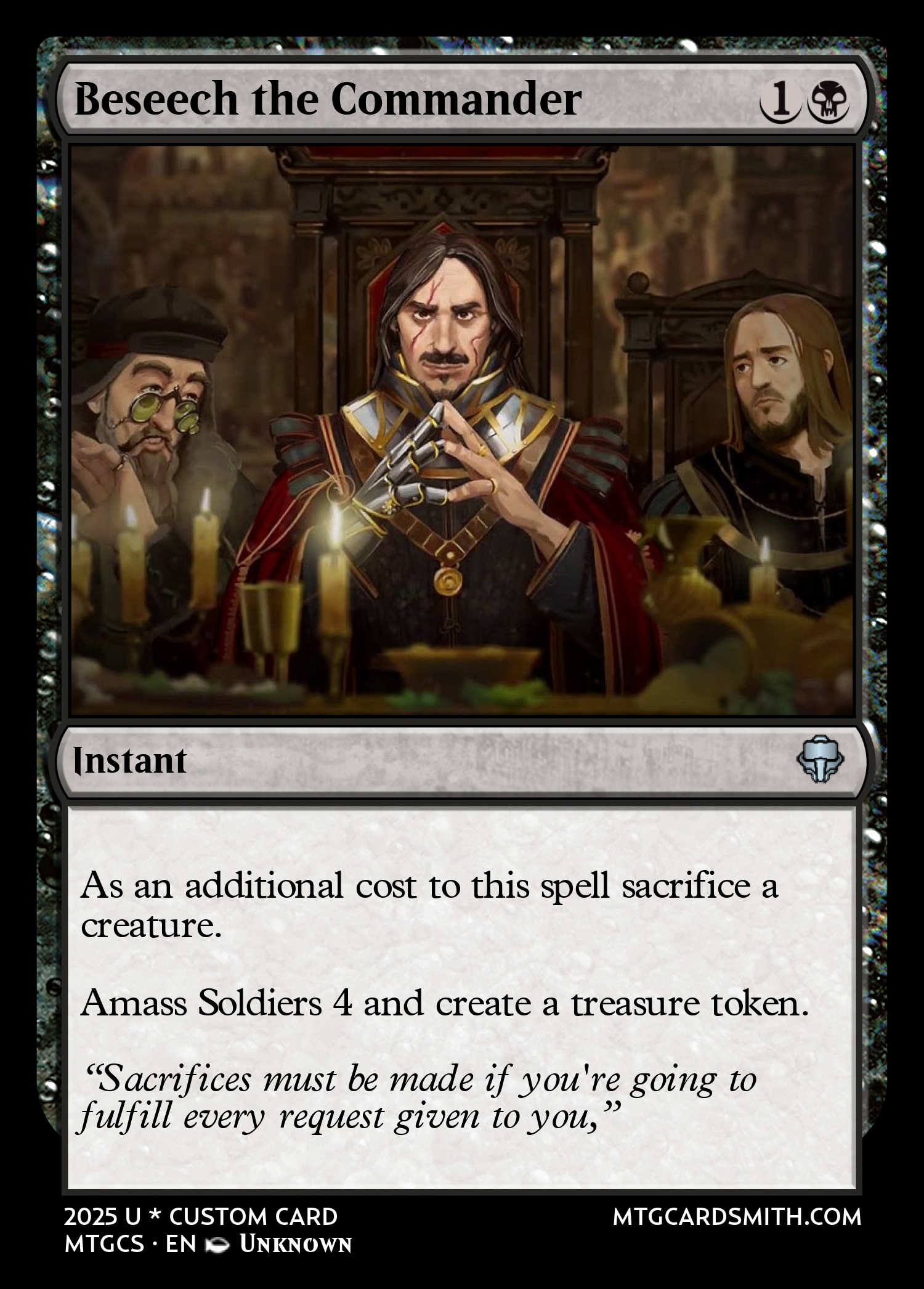 Beseech the Commander