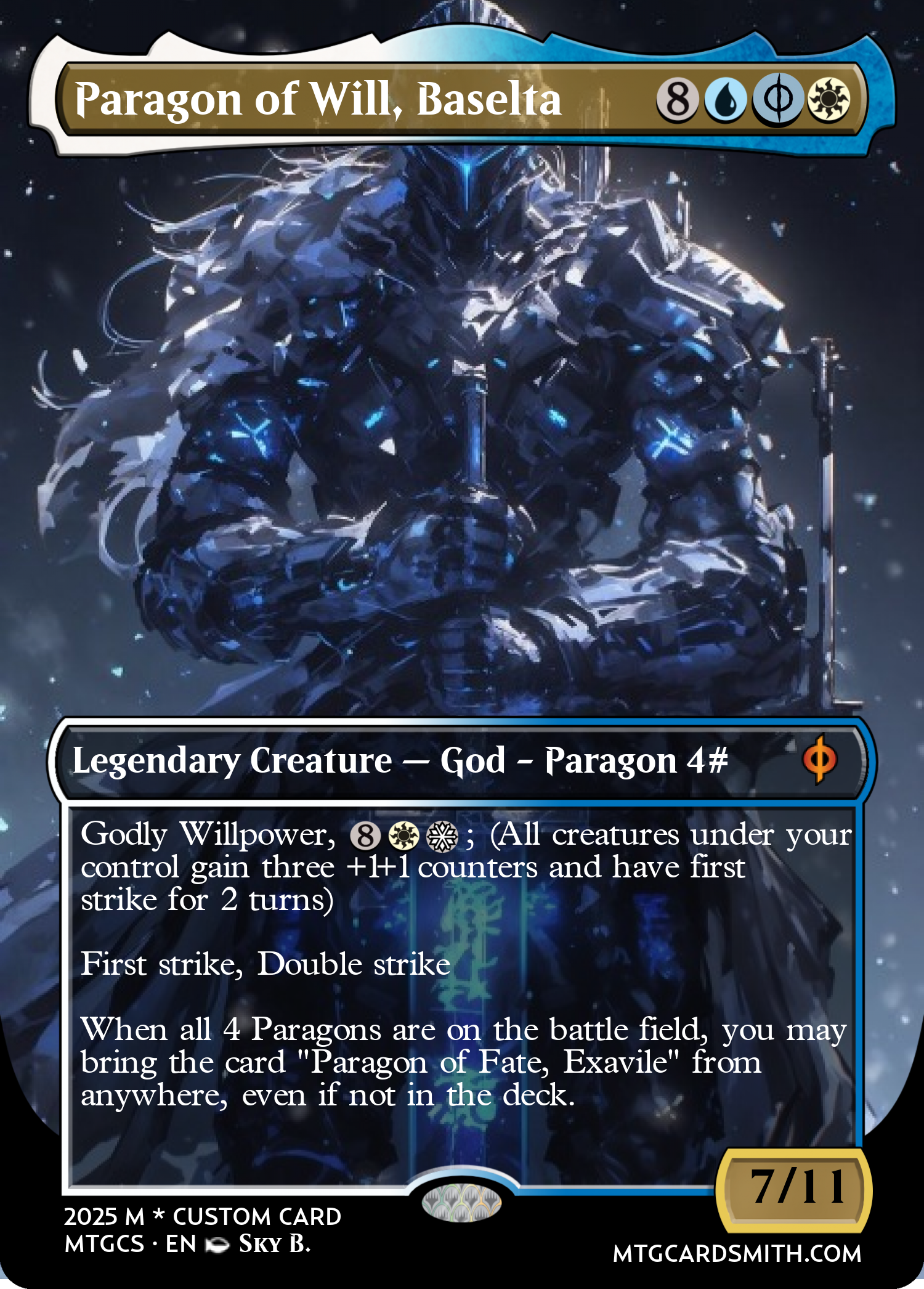 Paragon of Will, Baselta