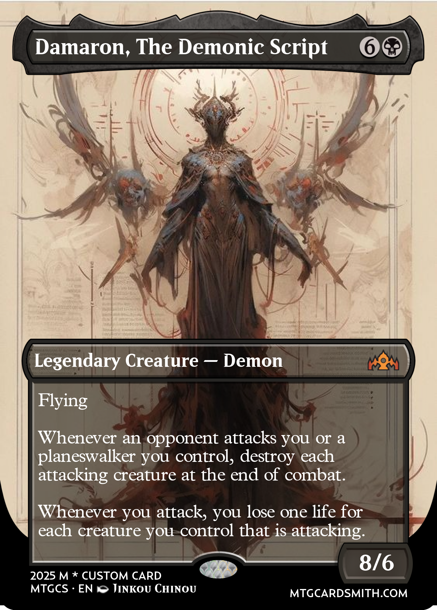 Damaron, The Demonic Script