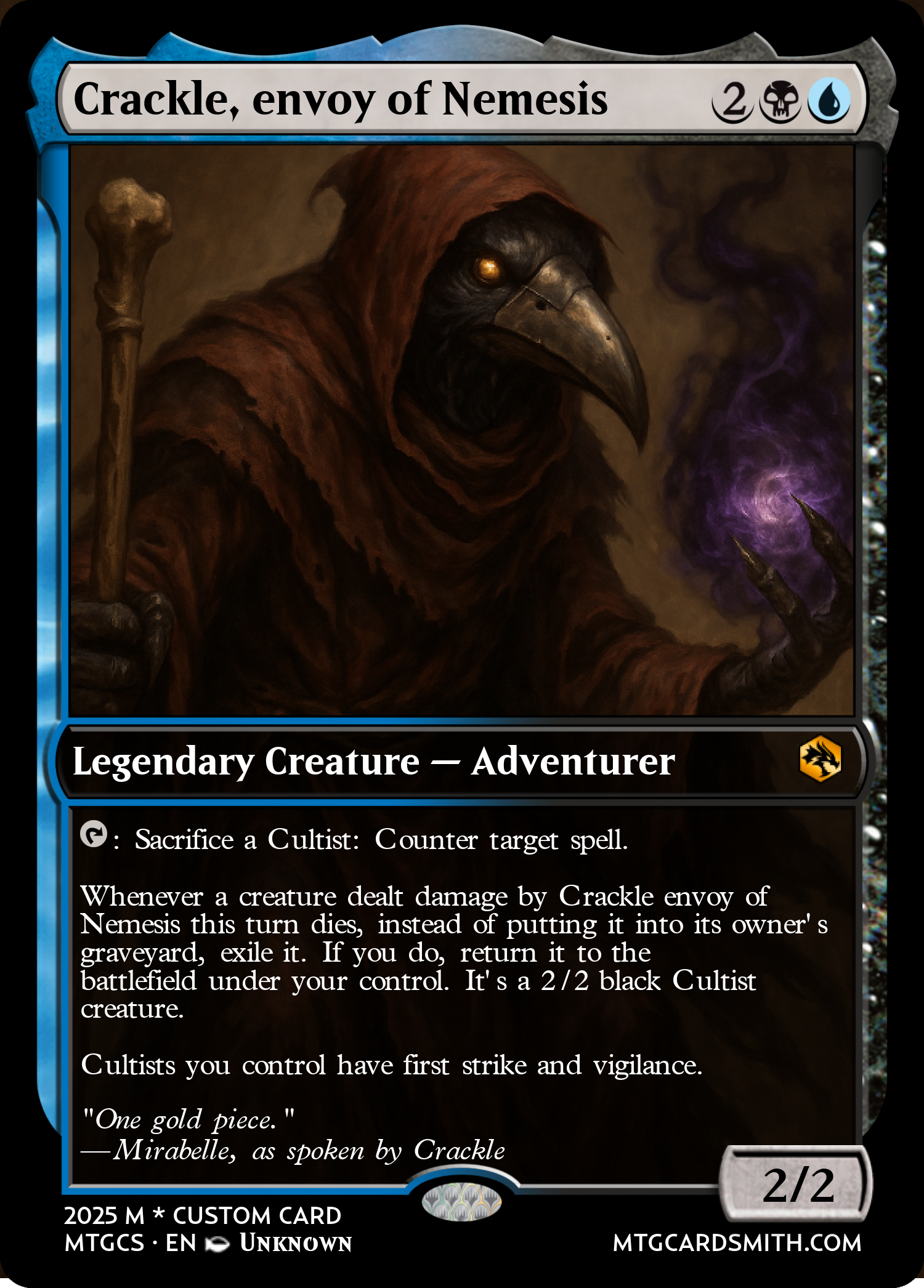 Crackle, envoy of Nemesis